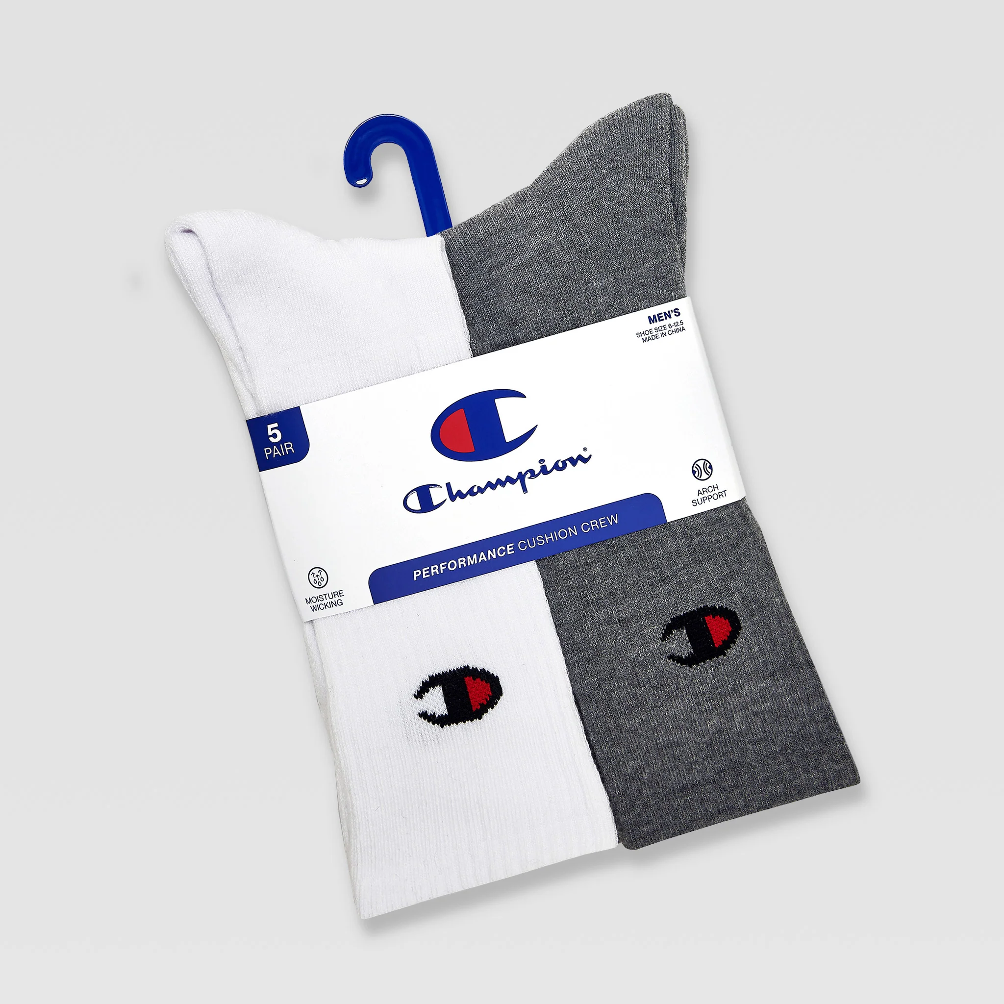 5Pk Men's Cushion Crew - Image 4