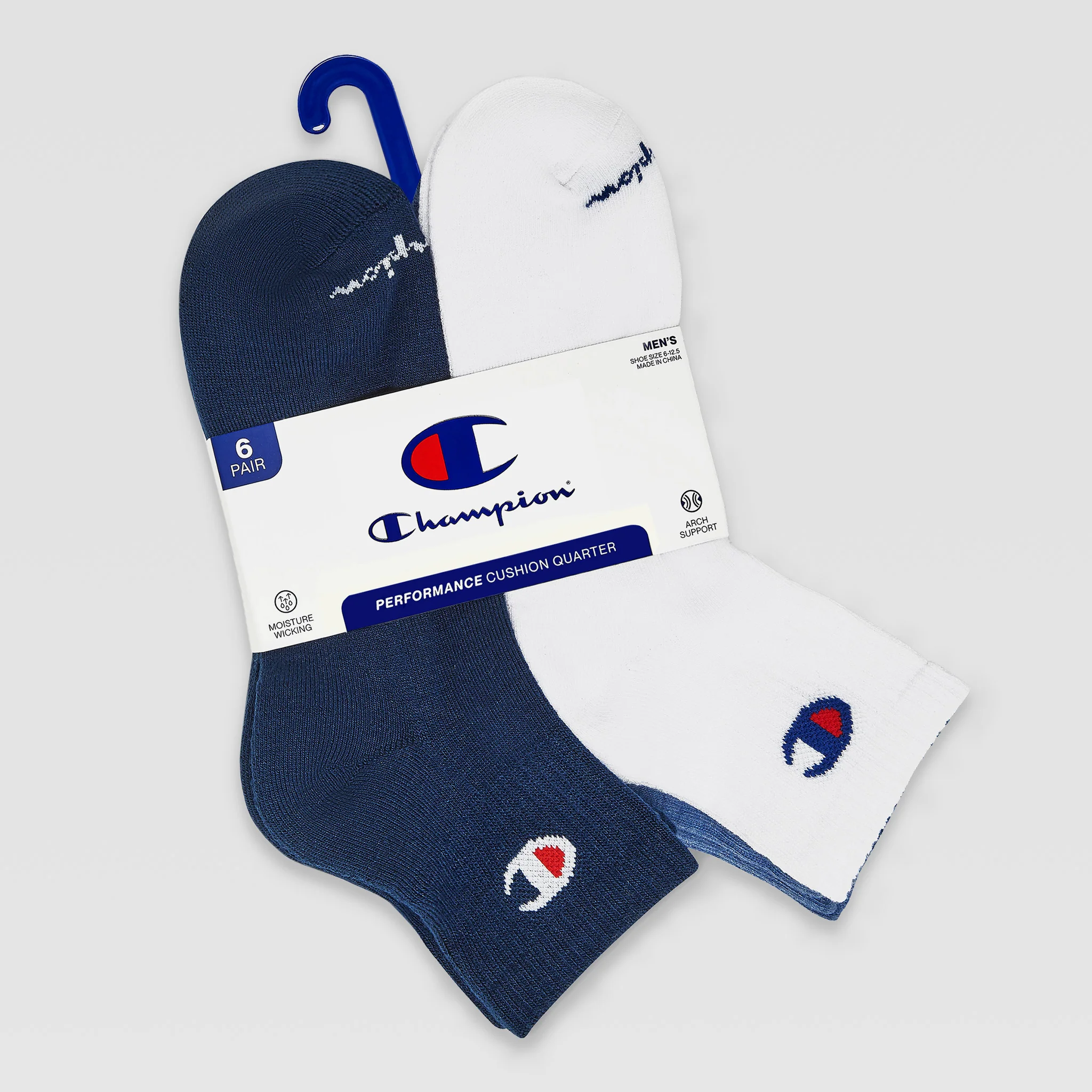 6Pk Men's Cushion Quarter - Image 4