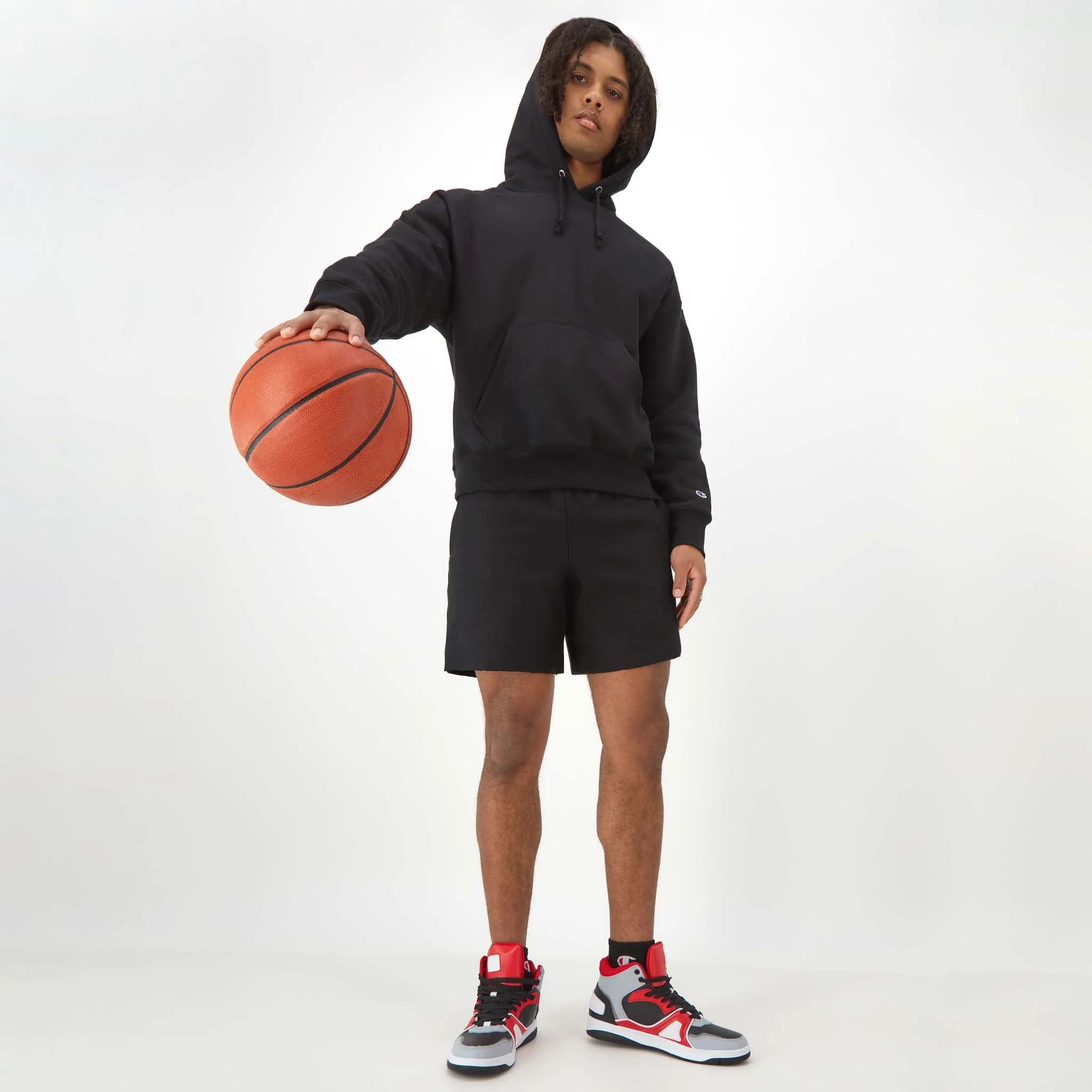 7" Reverse Weave Cut-Off Shorts, C Logo - Image 5