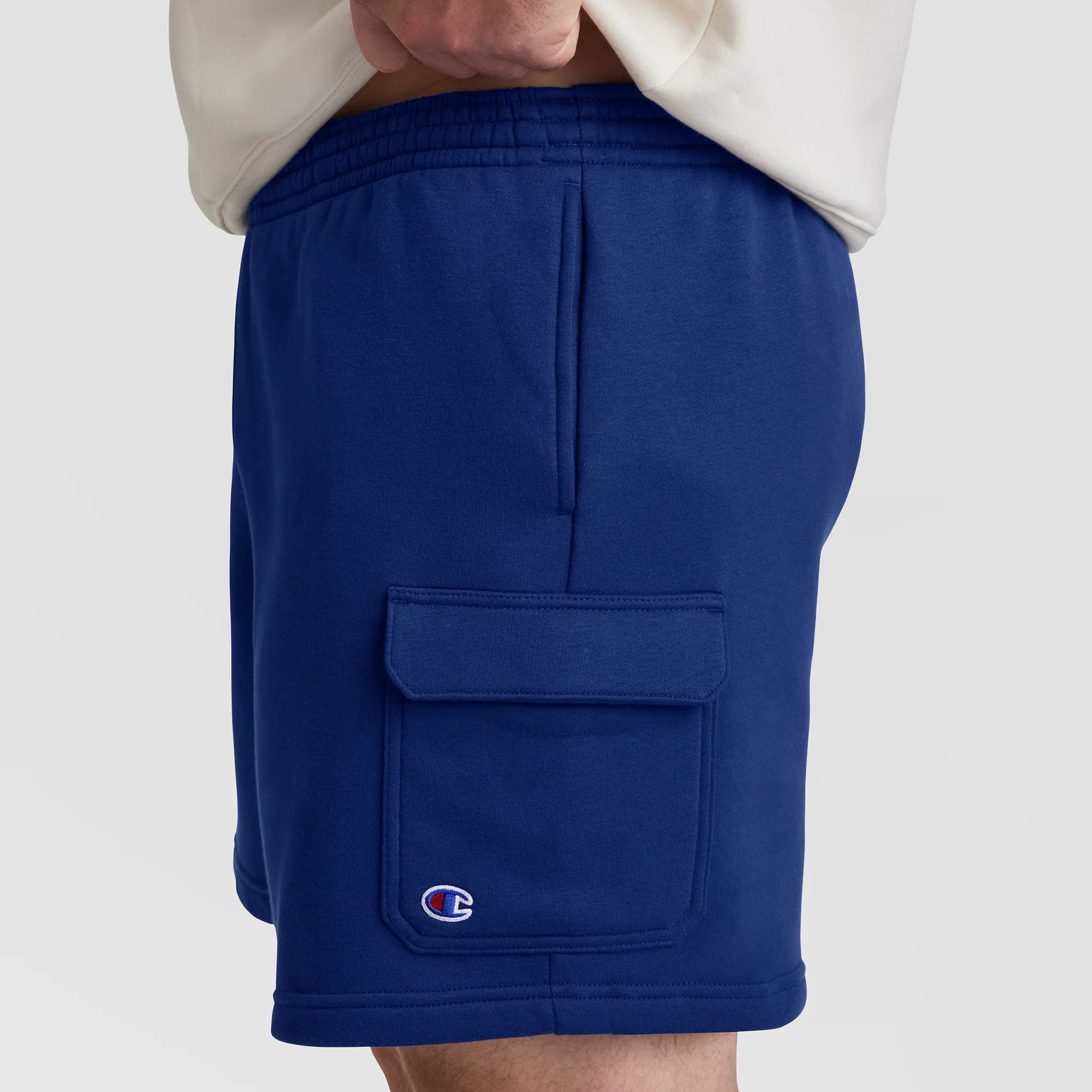 8" Fleece Cargo Short, C Logo - Big & Tall - Image 4