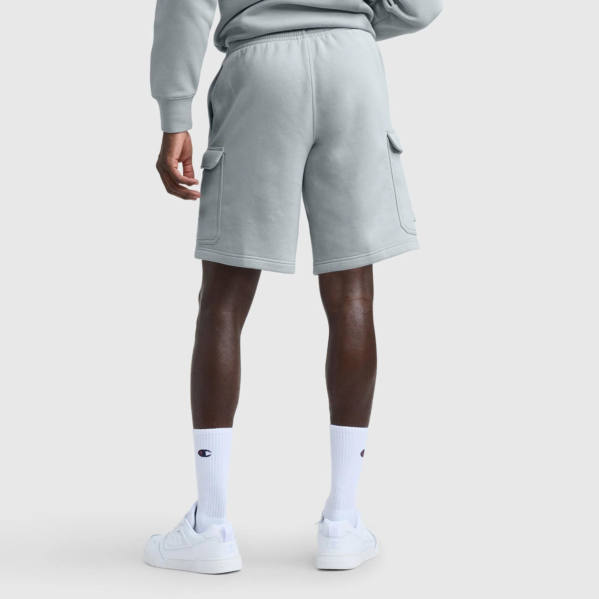 8" Fleece Cargo Short, C Logo - Image 2