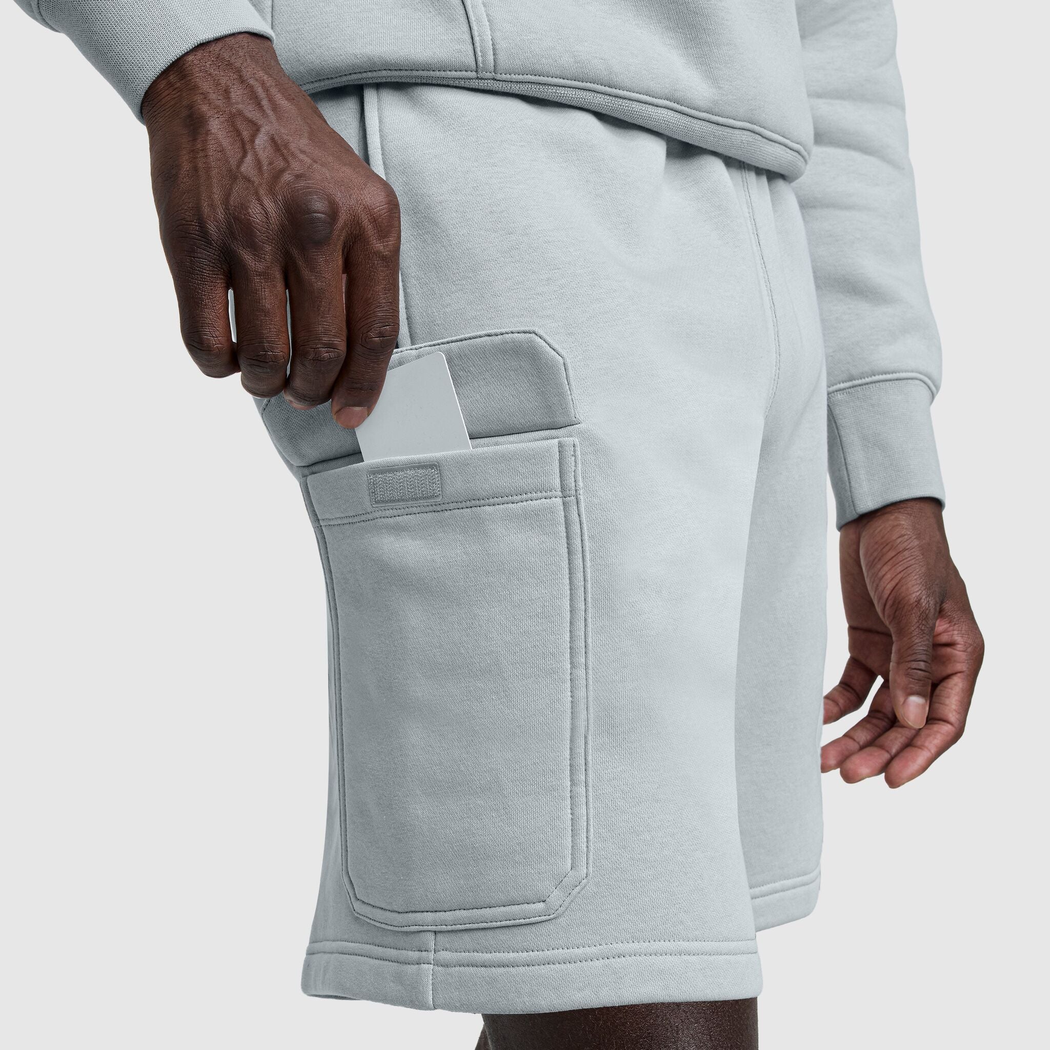 8" Fleece Cargo Short, C Logo - Image 4