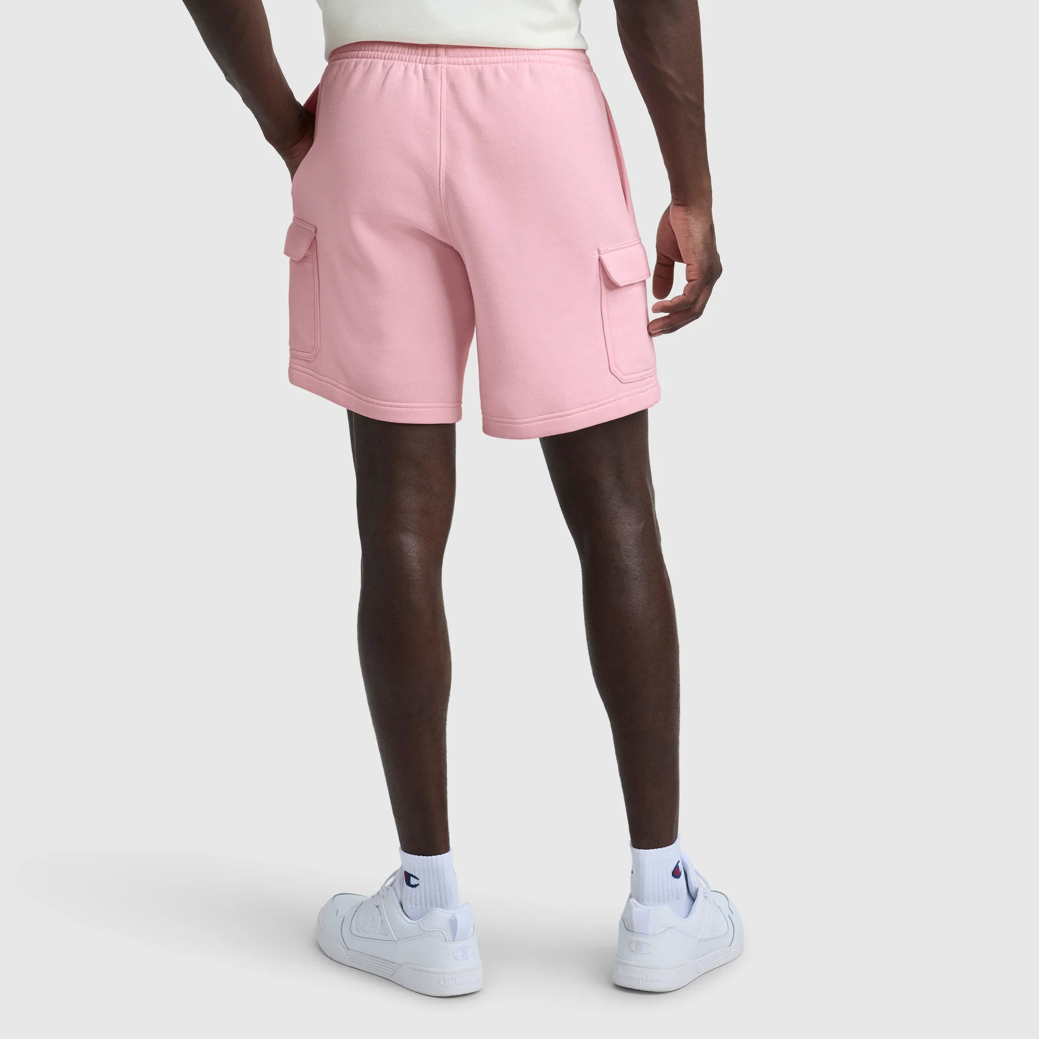 8" Fleece Cargo Short, C Logo - Image 2