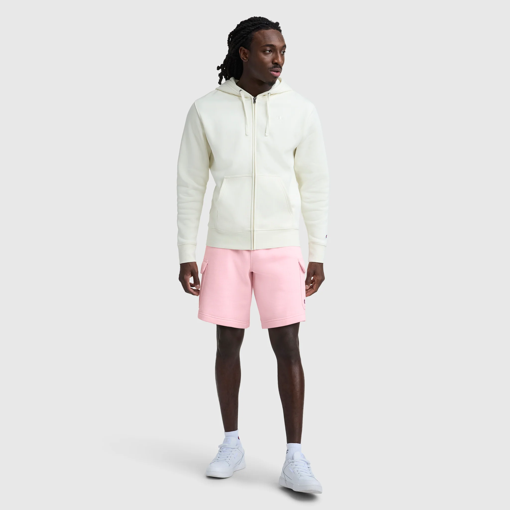 8" Fleece Cargo Short, C Logo - Image 5