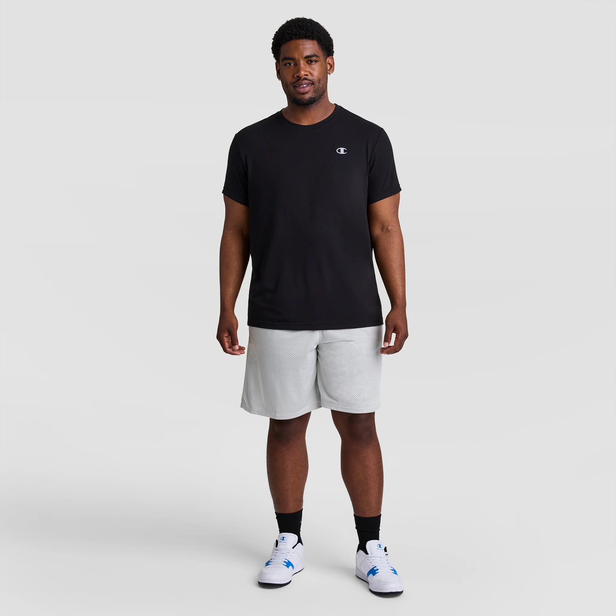 9" Classic Mesh Shorts, C Logo - Big & Tall - Image 5