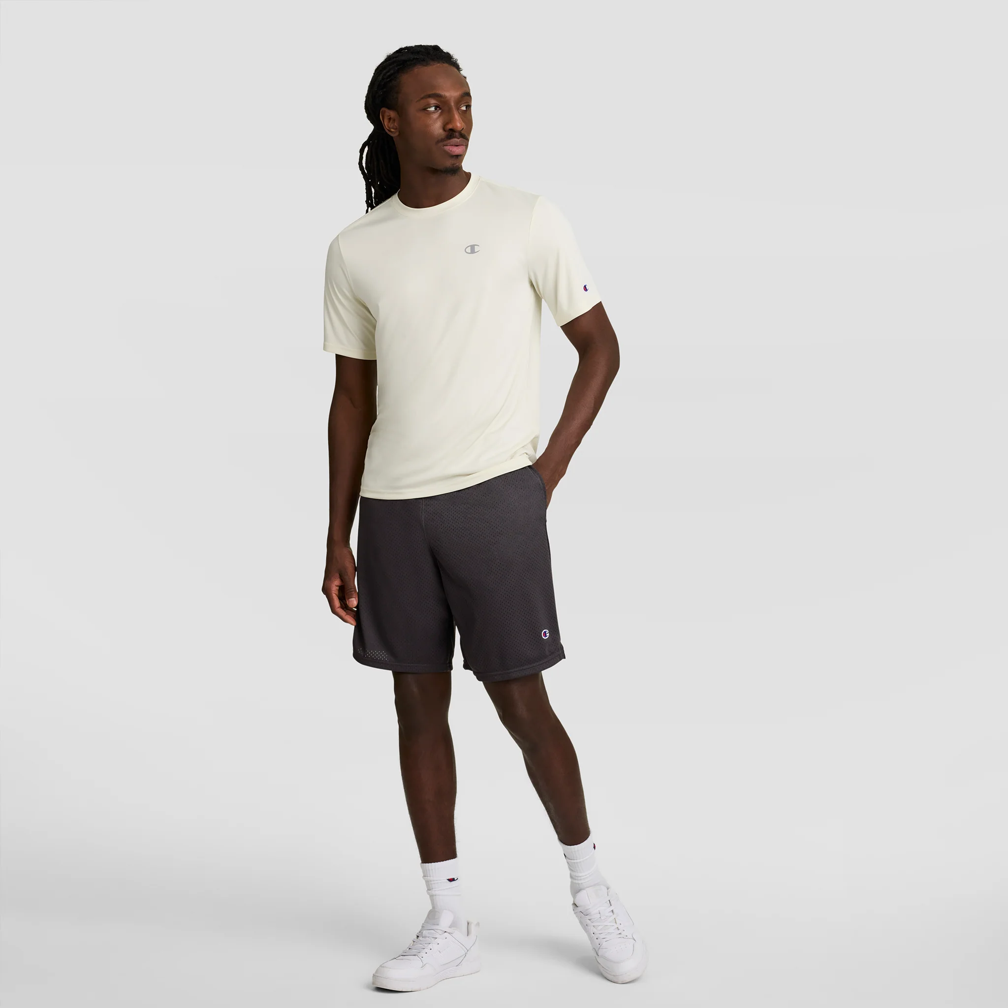 9" Classic Mesh Shorts, C Logo - Image 4
