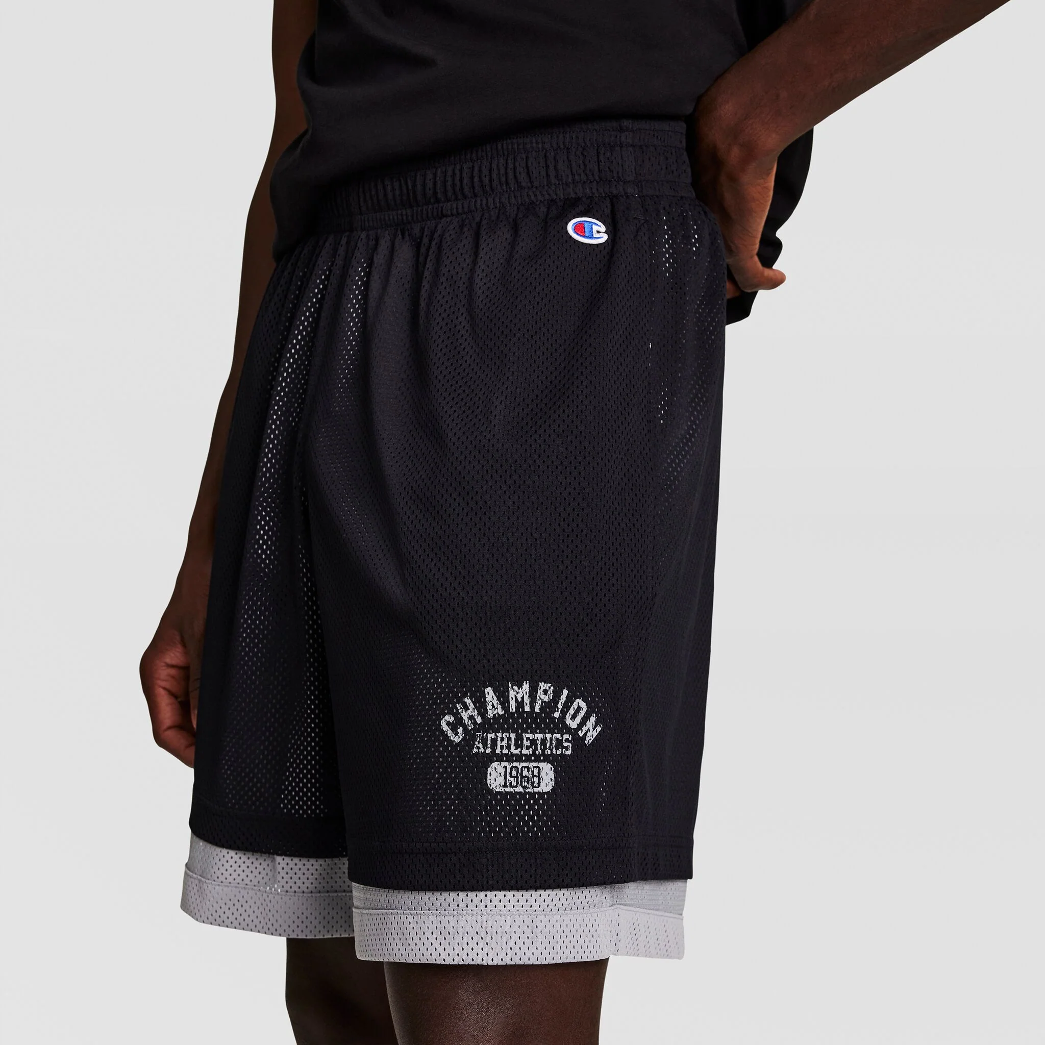 9" Gridiron Double Layer Short, C Logo - Image 2