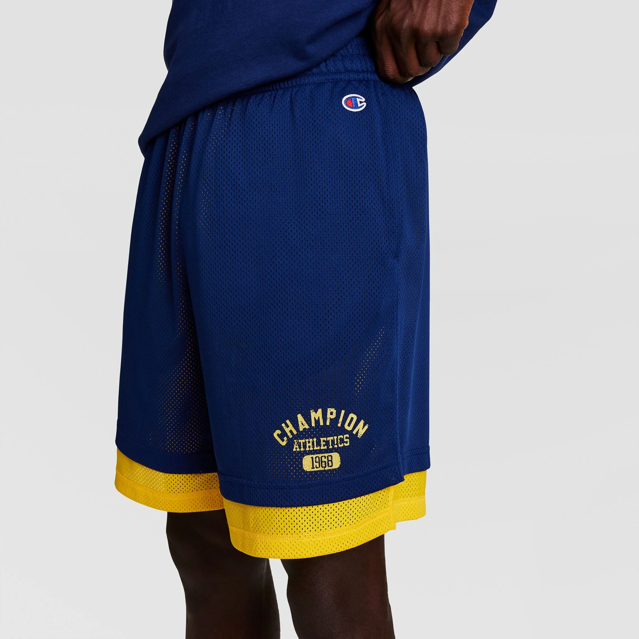 9" Gridiron Double Layer Short, C Logo - Image 2