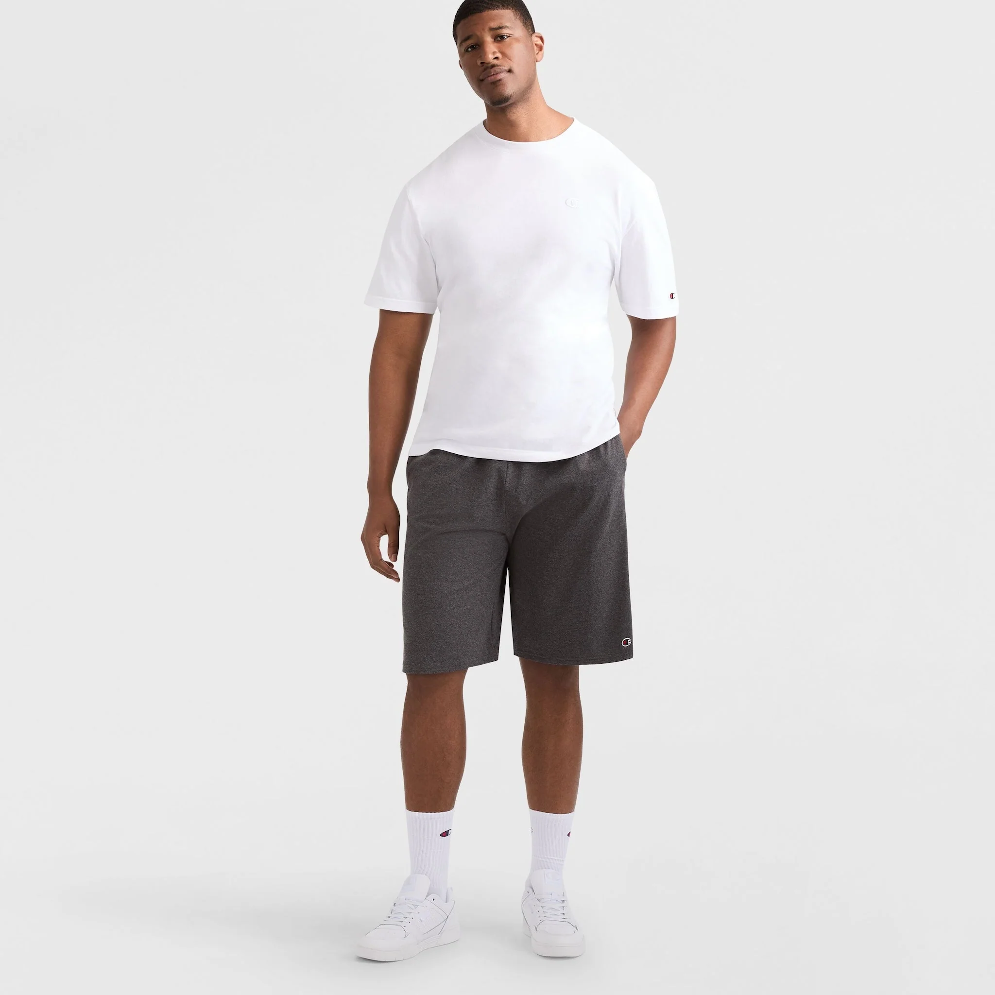 9" Lightweight Lounge Shorts, C Patch Logo - Big & Tall - Image 4