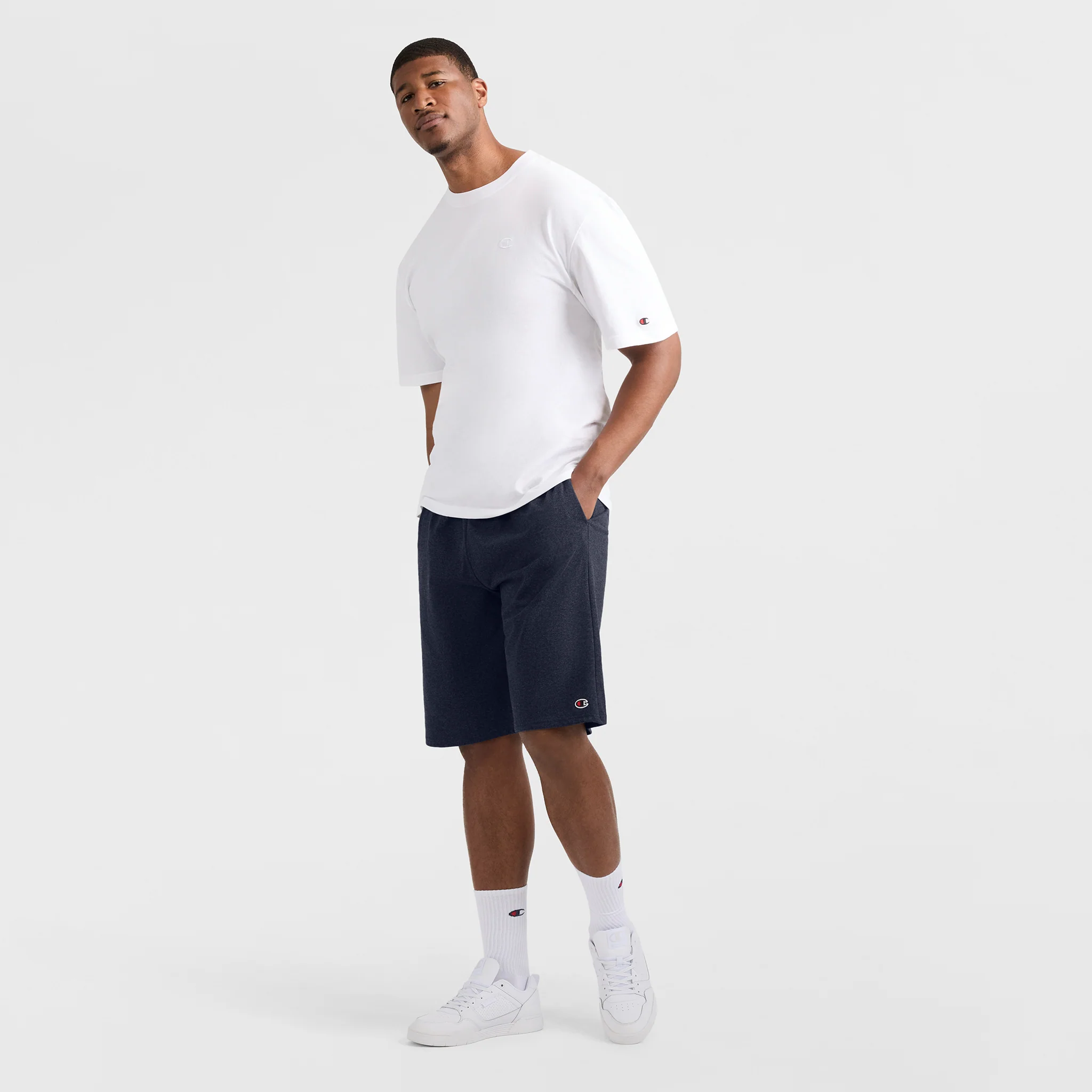 9" Lightweight Lounge Shorts, C Patch Logo - Big & Tall - Image 5