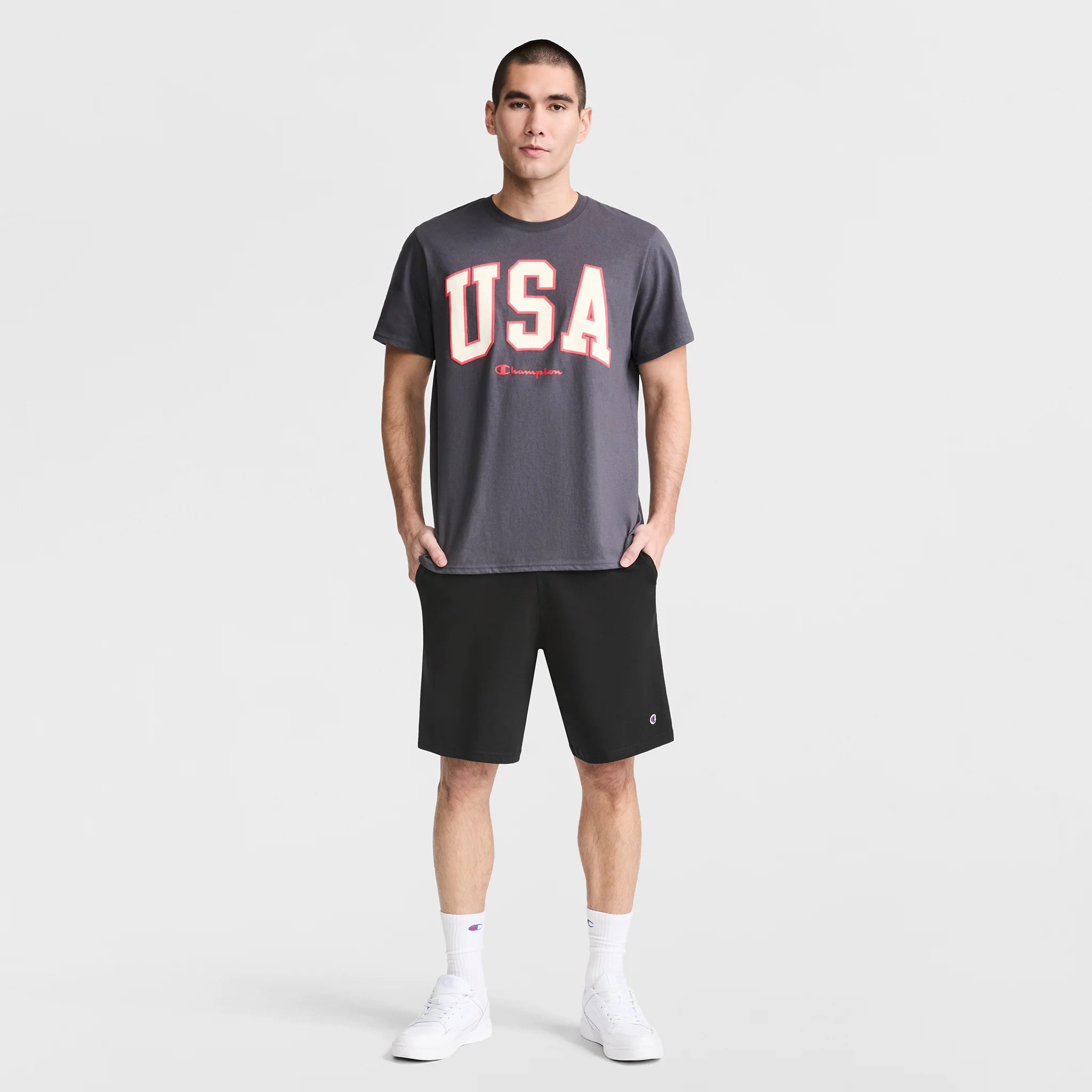 9" Lightweight Lounge Shorts, C Patch Logo - Image 4