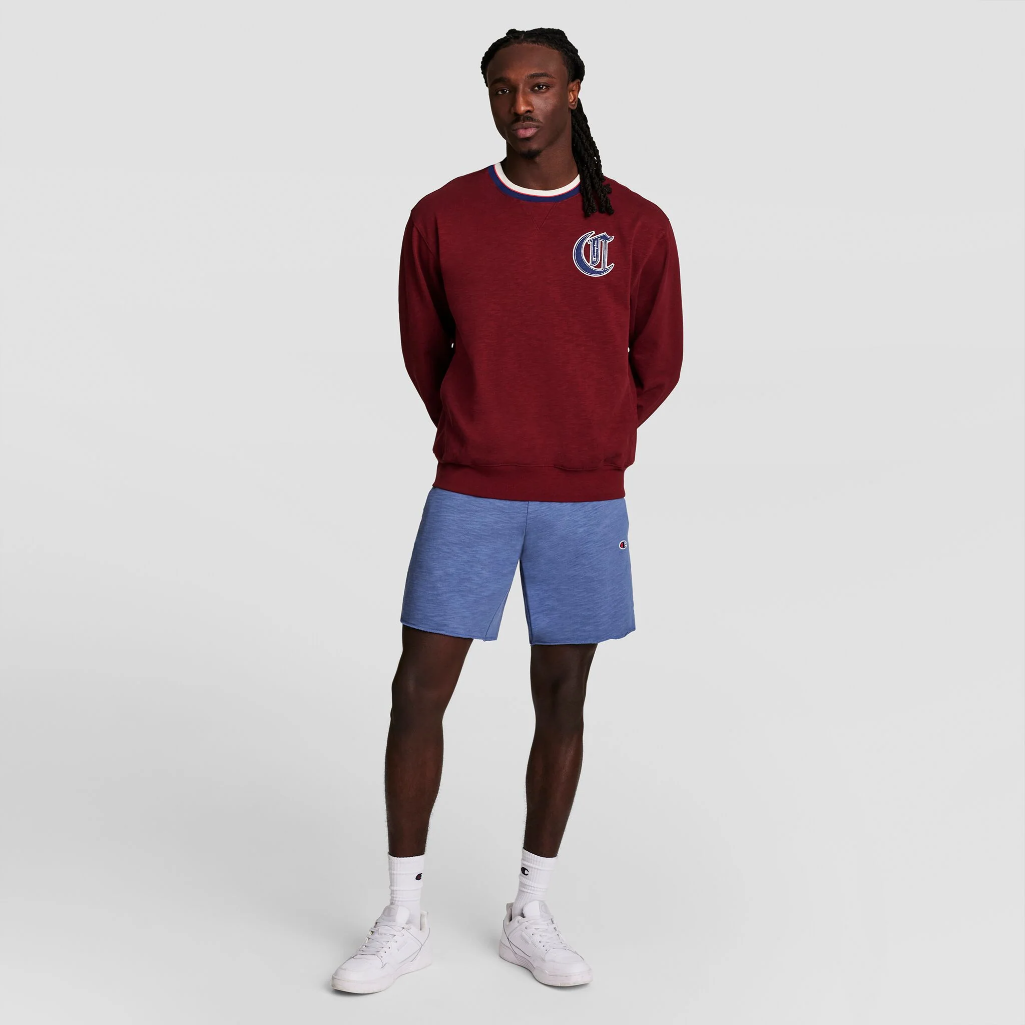 9" Modern Retro Washed  Shorts, C Logo - Image 4