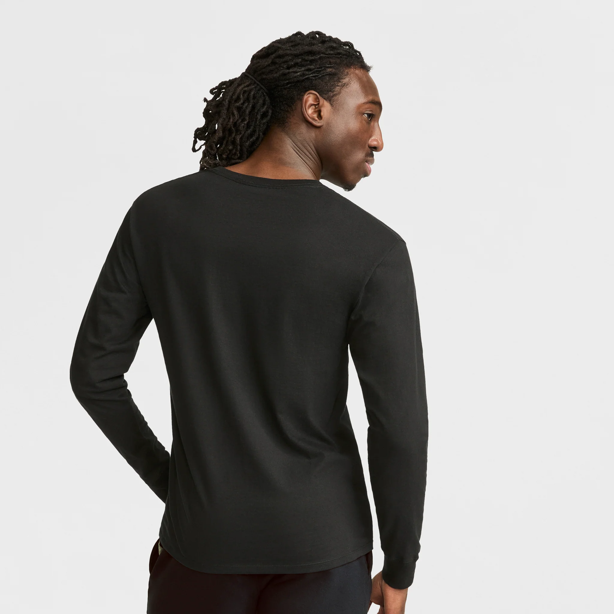 Classic Graphic Long-Sleeve T-Shirt, Script Logo - Image 2