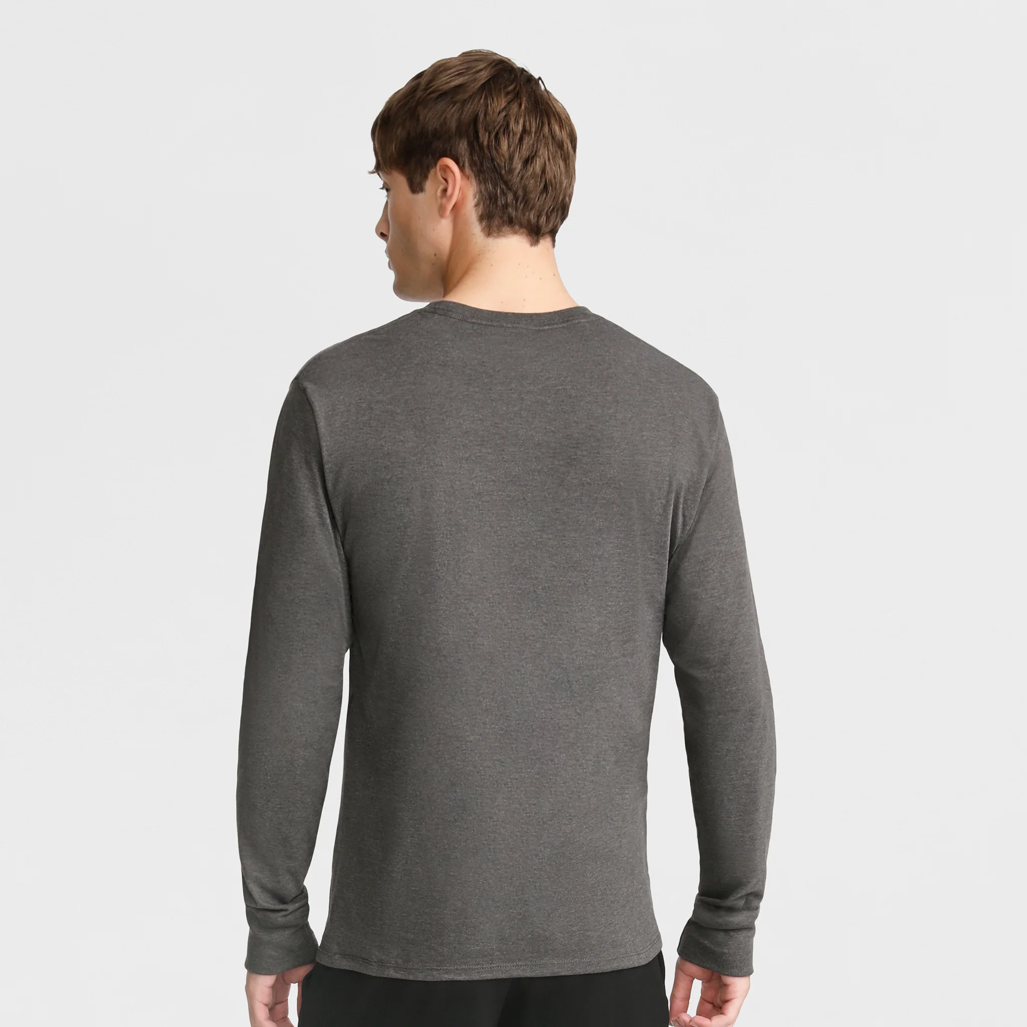 Classic Graphic Long-Sleeve T-Shirt, Script Logo - Image 2