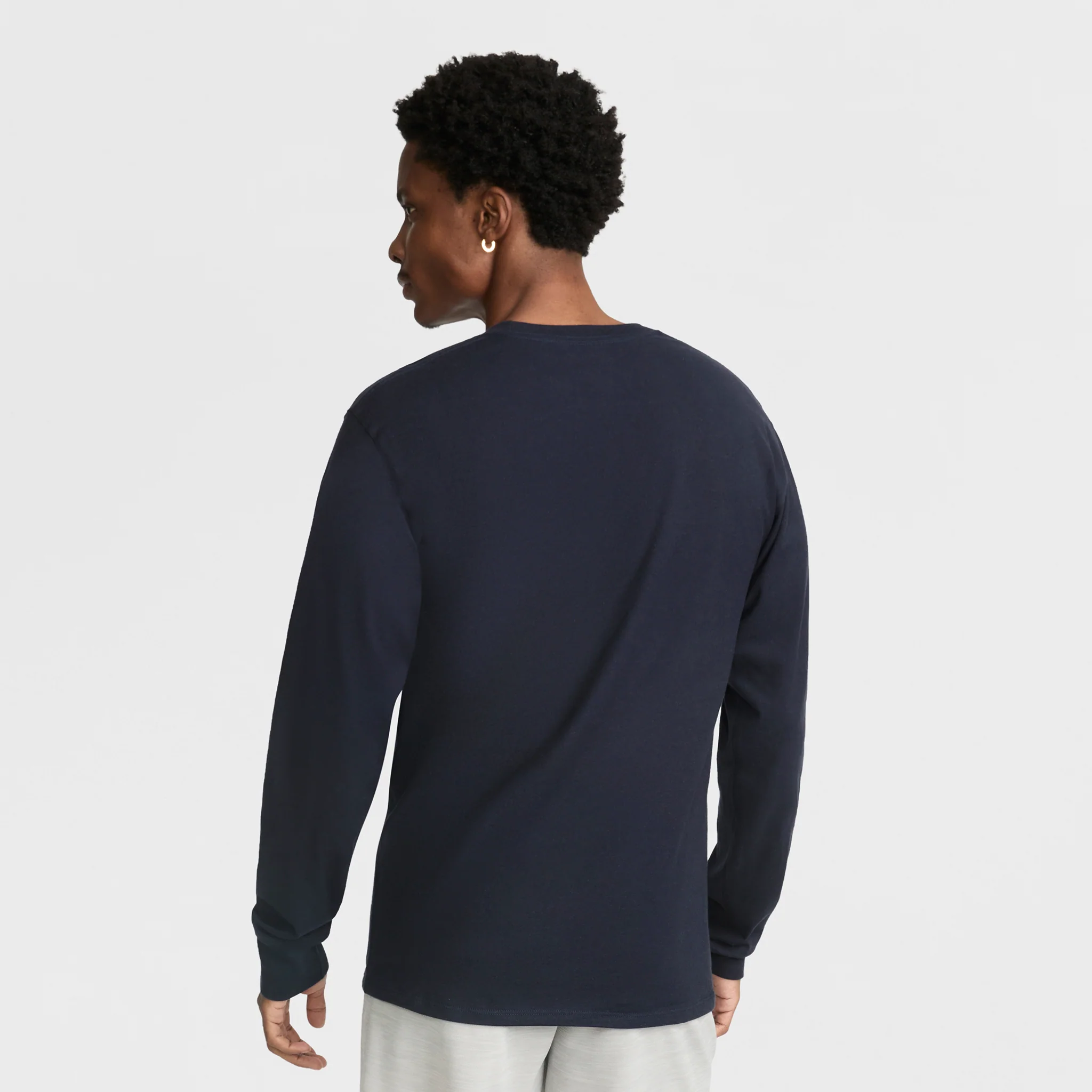 Classic Graphic Long-Sleeve T-Shirt, Script Logo - Image 2