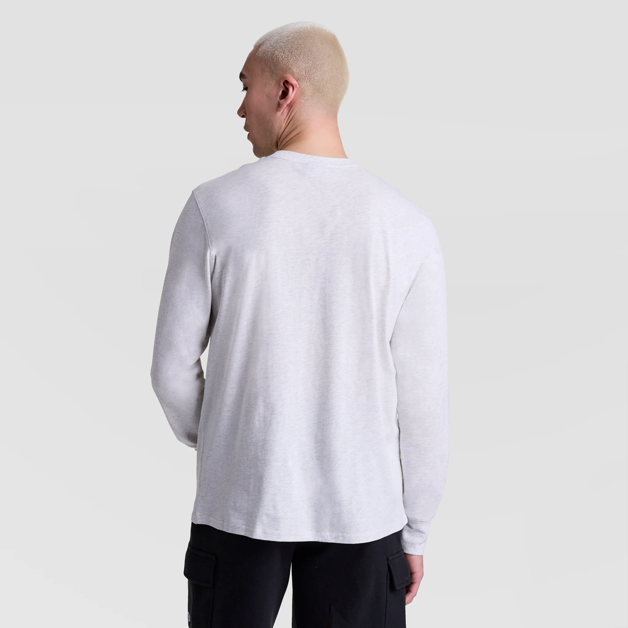 Classic Graphic Long-Sleeve T-Shirt, Script Logo - Image 2