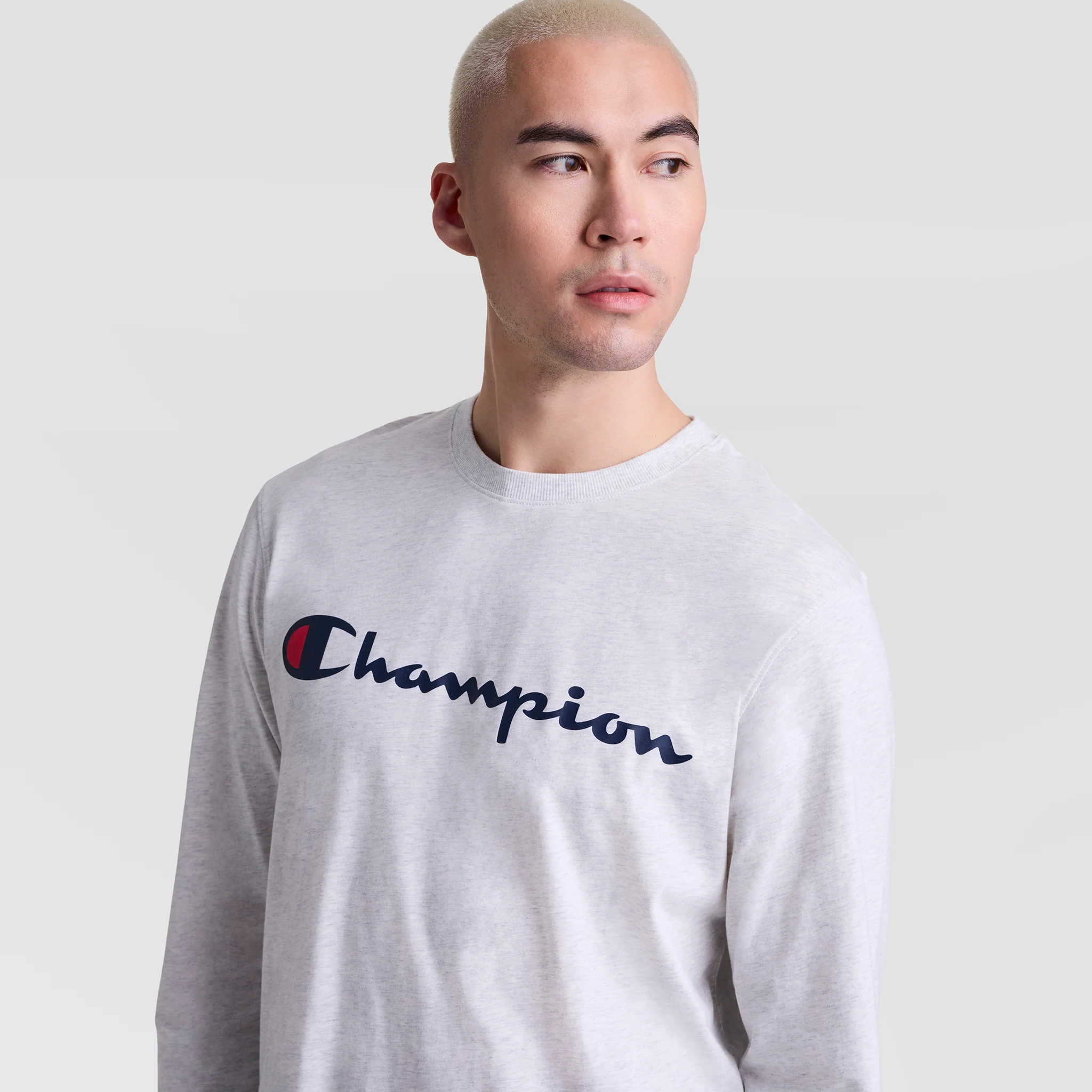 Classic Graphic Long-Sleeve T-Shirt, Script Logo - Image 4