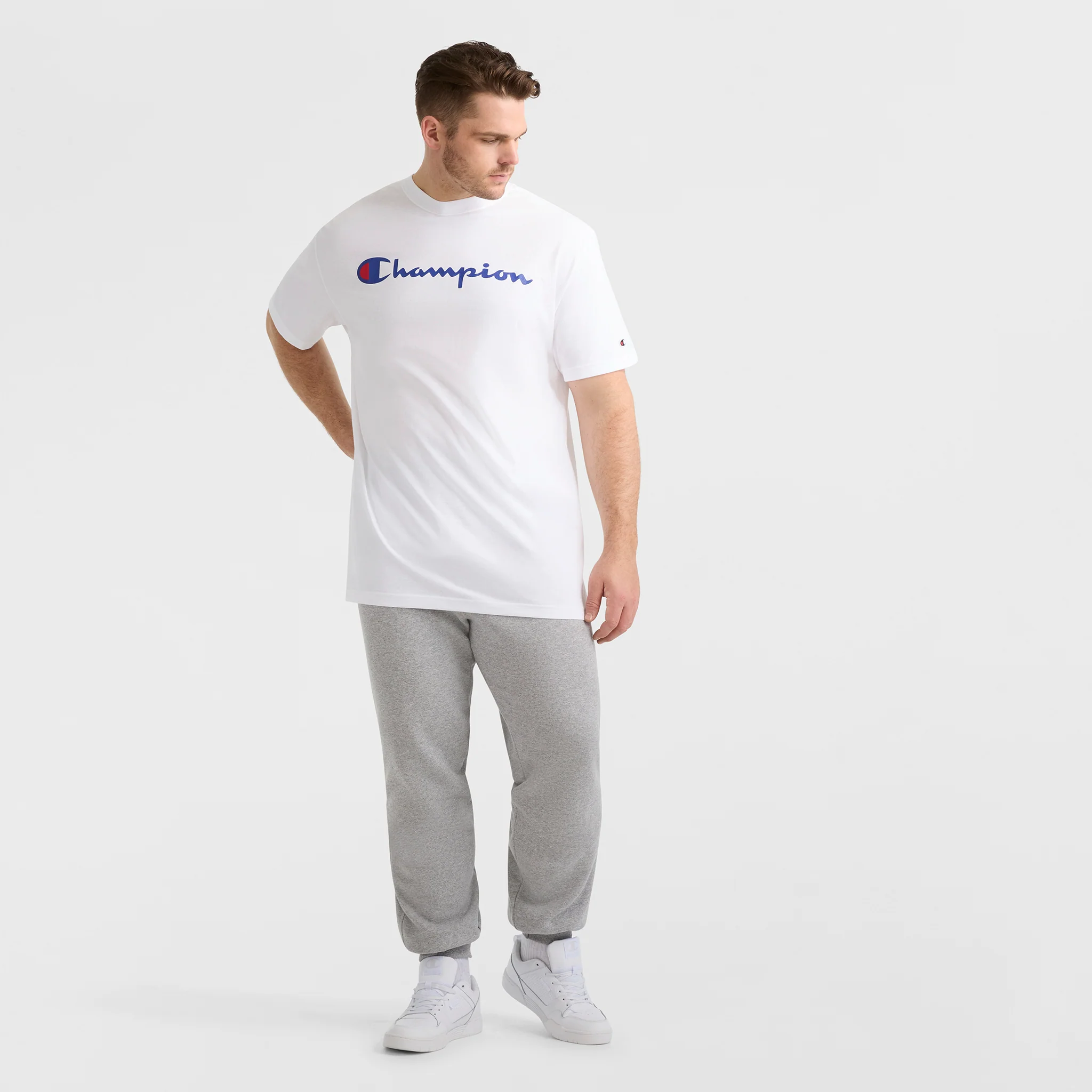 Classic Graphic T-Shirt, Script Logo - Big & Tall - Image 4