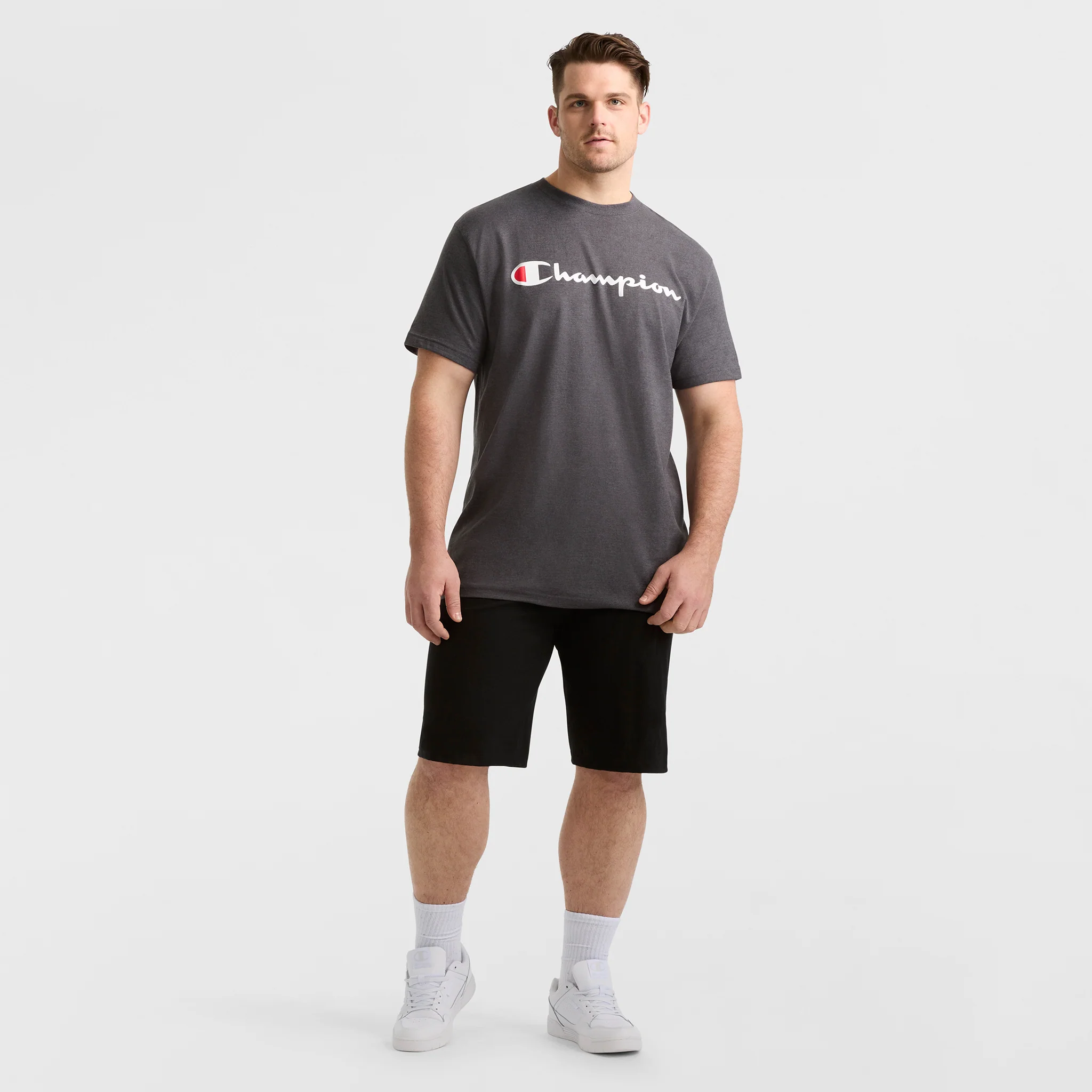 Classic Graphic T-Shirt, Script Logo - Big & Tall - Image 3