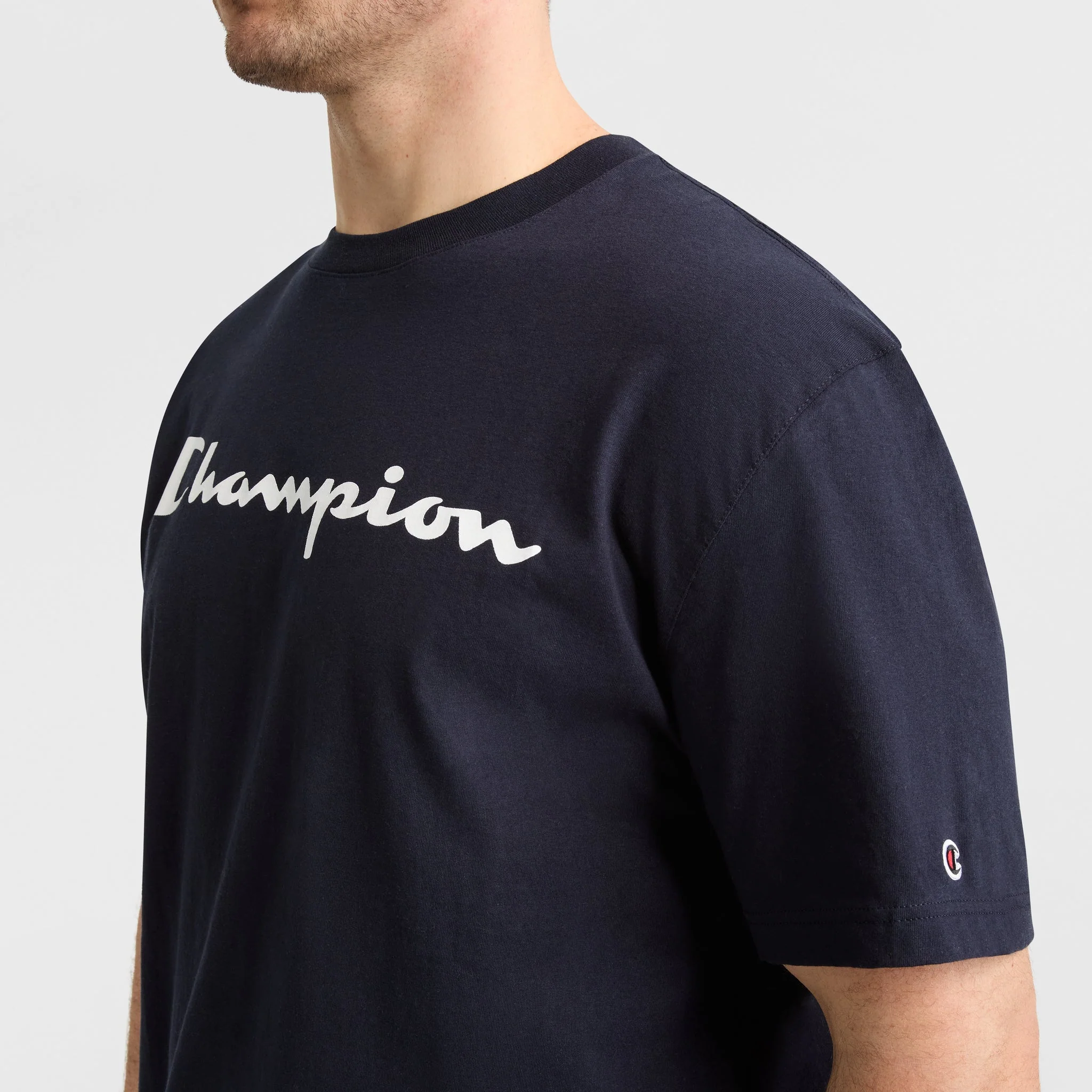 Classic Graphic T-Shirt, Script Logo - Big & Tall - Image 3