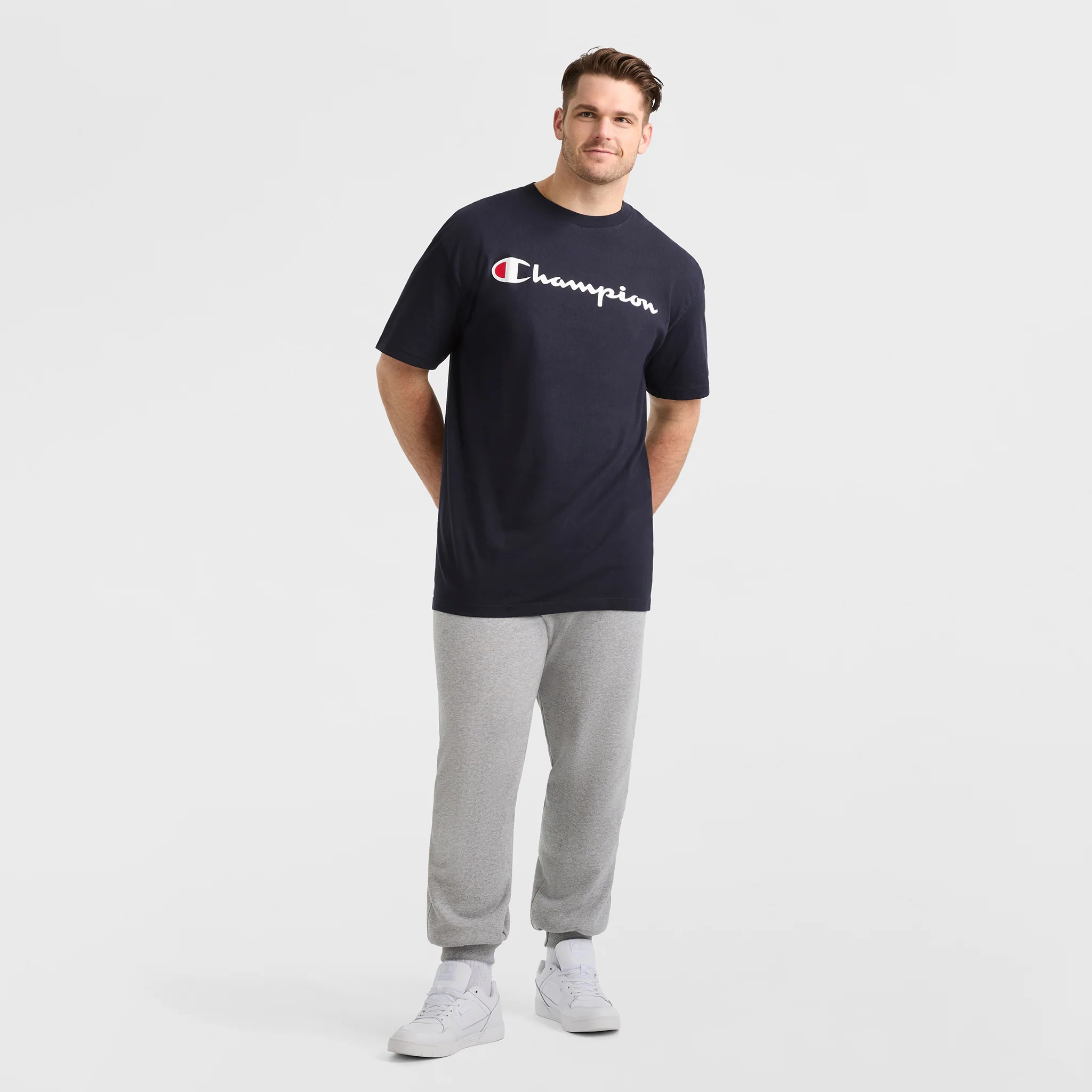 Classic Graphic T-Shirt, Script Logo - Big & Tall - Image 4