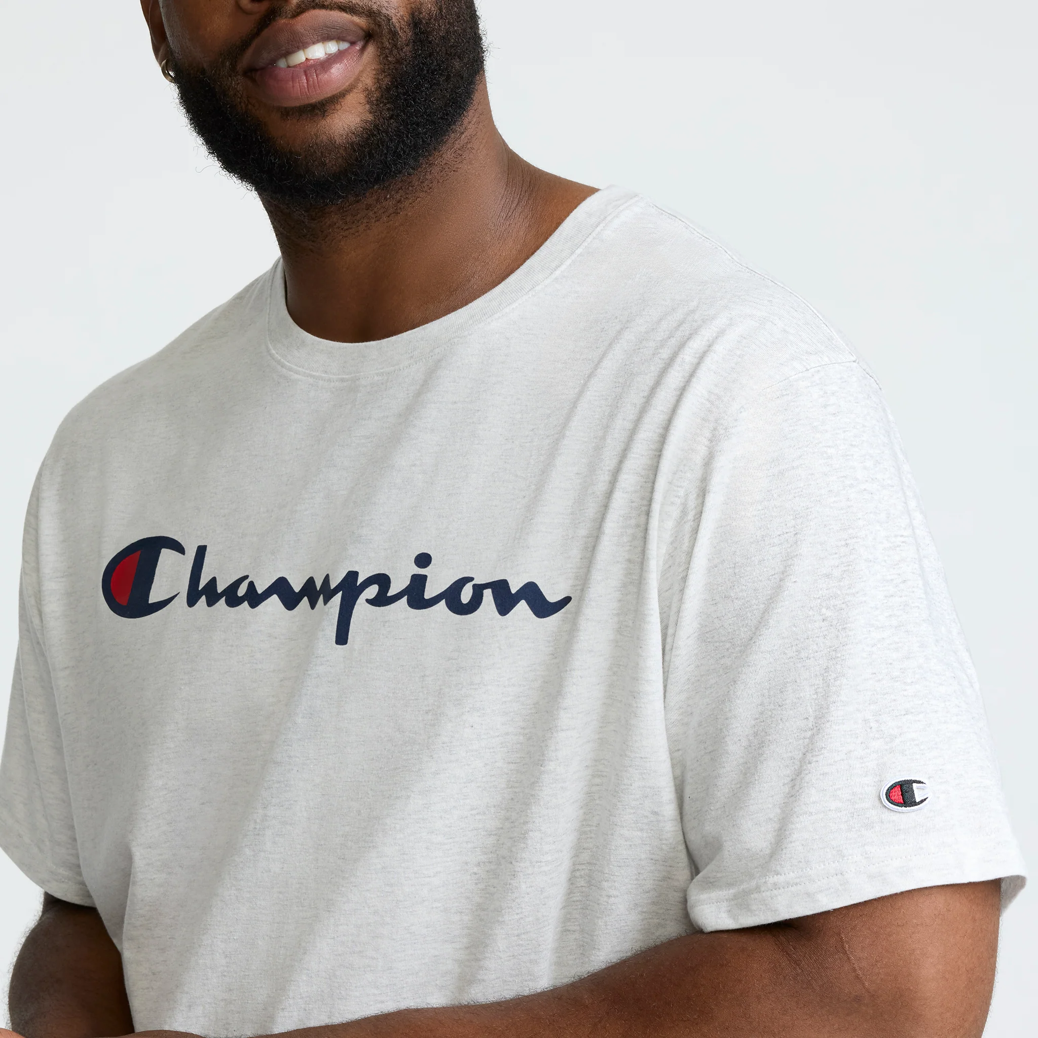 Classic Graphic T-Shirt, Script Logo - Big & Tall - Image 3