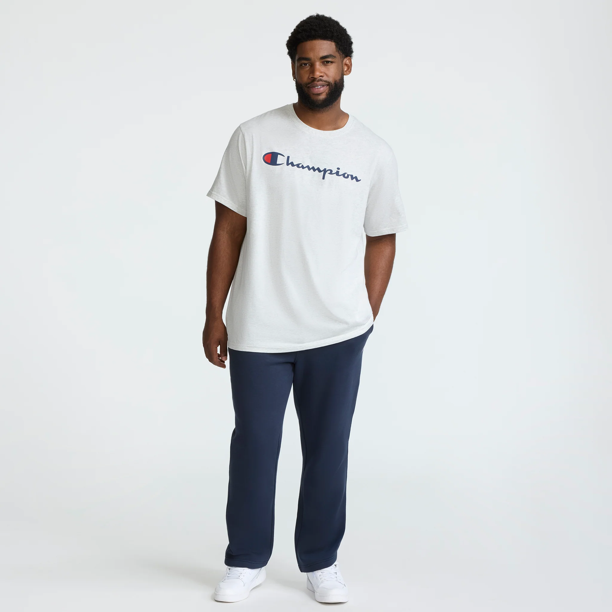 Classic Graphic T-Shirt, Script Logo - Big & Tall - Image 4