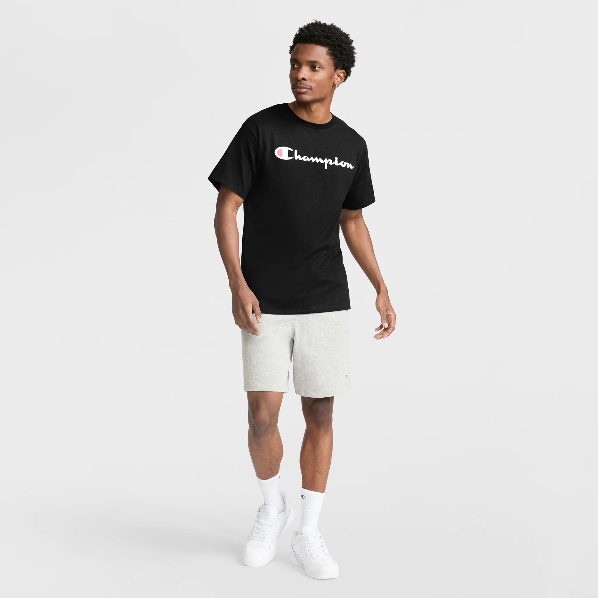Classic Graphic T-Shirt, Script Logo - Image 3