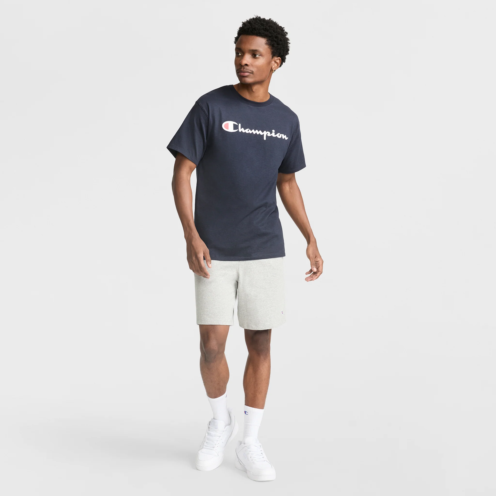 Classic Graphic T-Shirt, Script Logo - Image 4