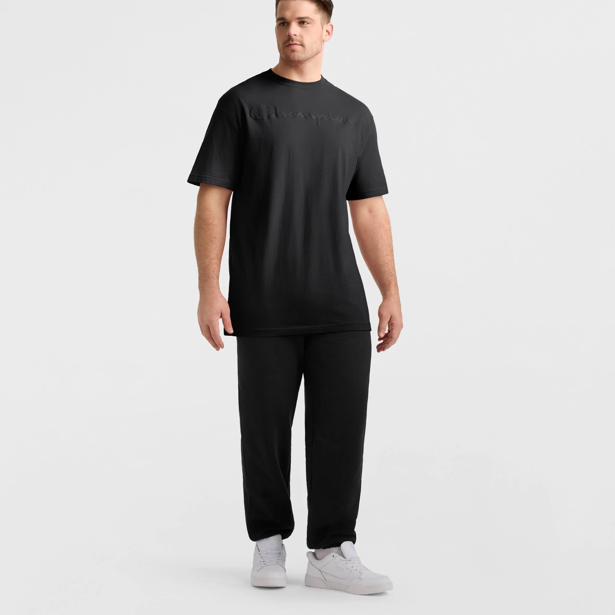 Classic Graphic T-Shirt, Tonal Script Logo - Big & Tall - Image 4