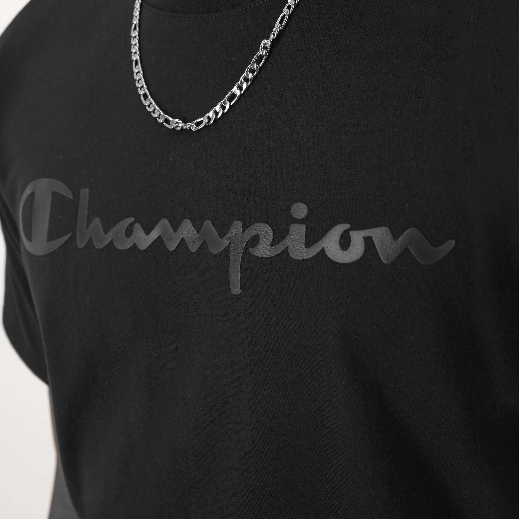 Classic Graphic T-Shirt, Tonal Script Logo - Image 4