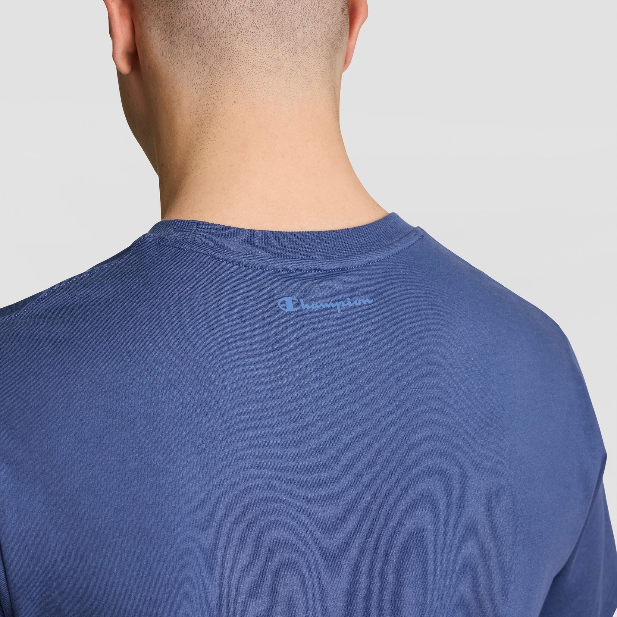 Classic Graphic T-Shirt, Tonal Script Logo - Image 4