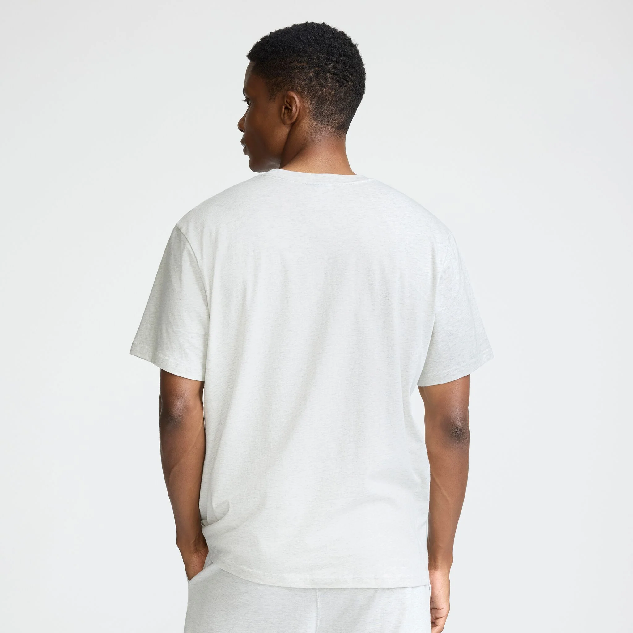 Classic Graphic T-Shirt, Tonal Script Logo - Image 3