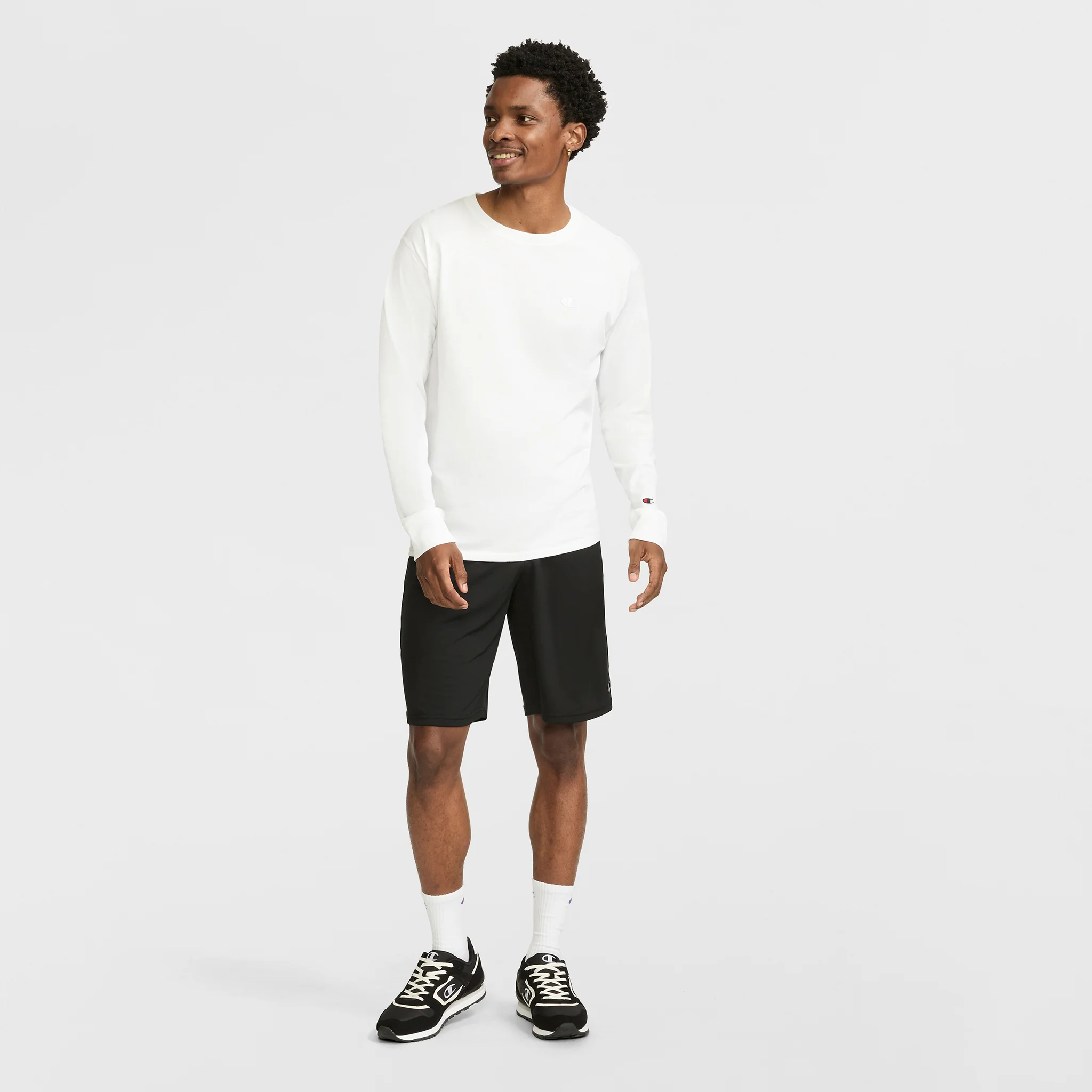 Classic Long Sleeve T-Shirt, Embroidered C Logo - Image 4
