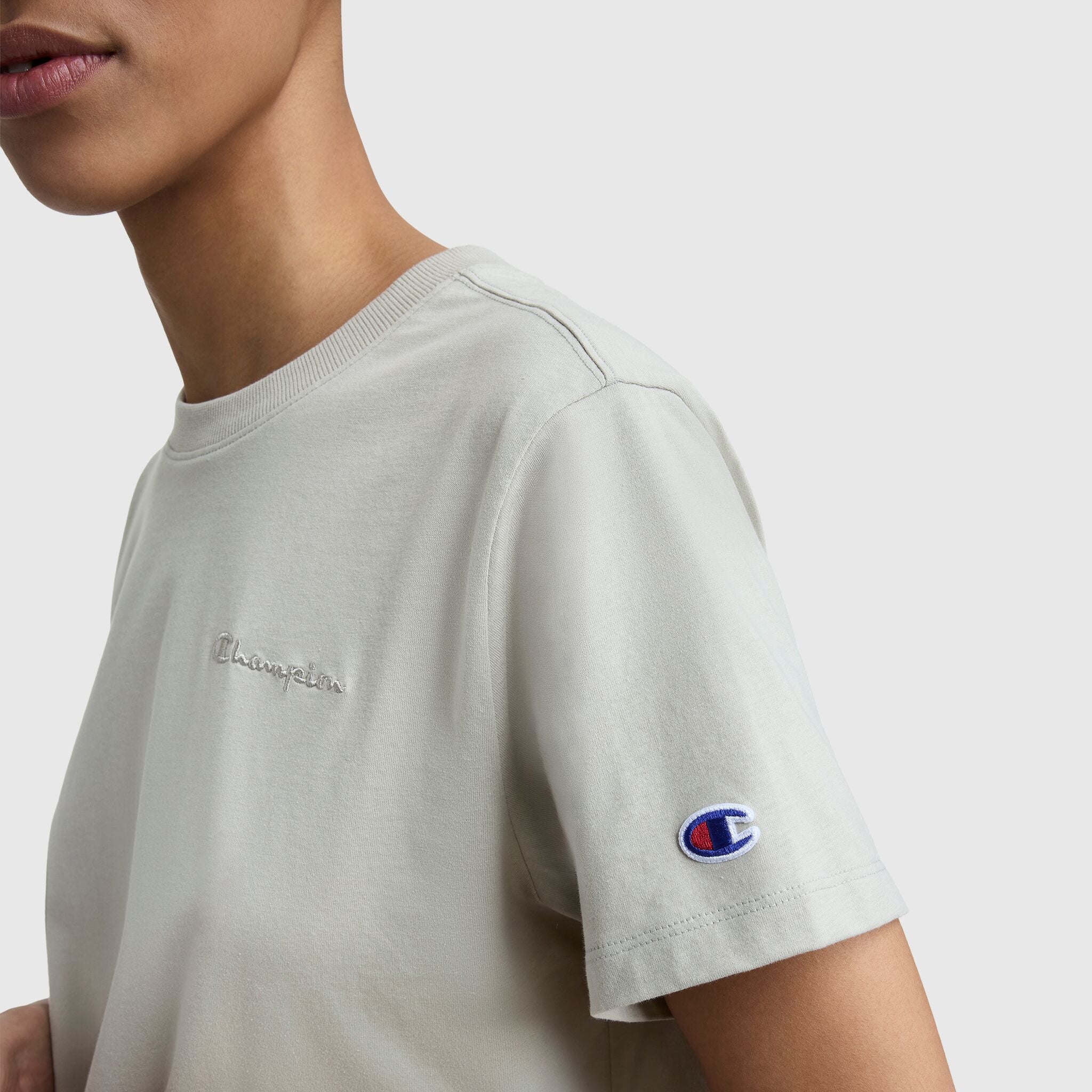Classic T-Shirt, Tonal Left Chest Script - Image 4