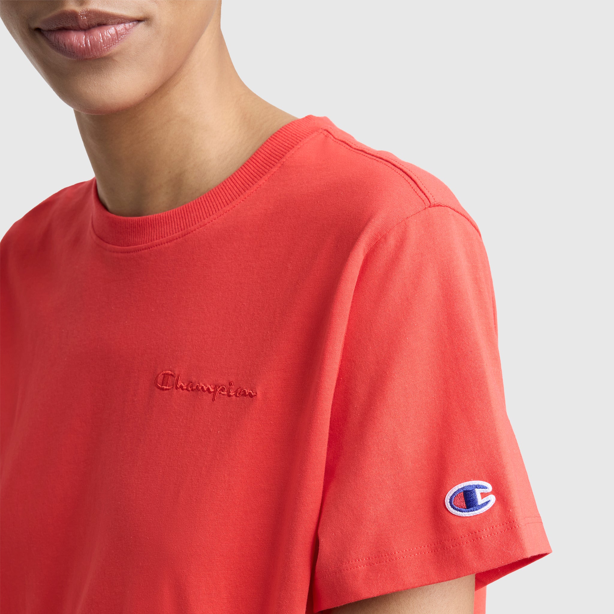 Classic T-Shirt, Tonal Left Chest Script - Image 3