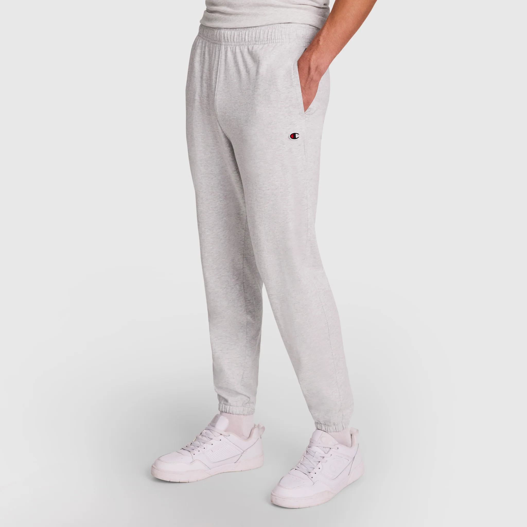 Lightweight Lounge Pants, Cinched Hem, C Logo - Image 2