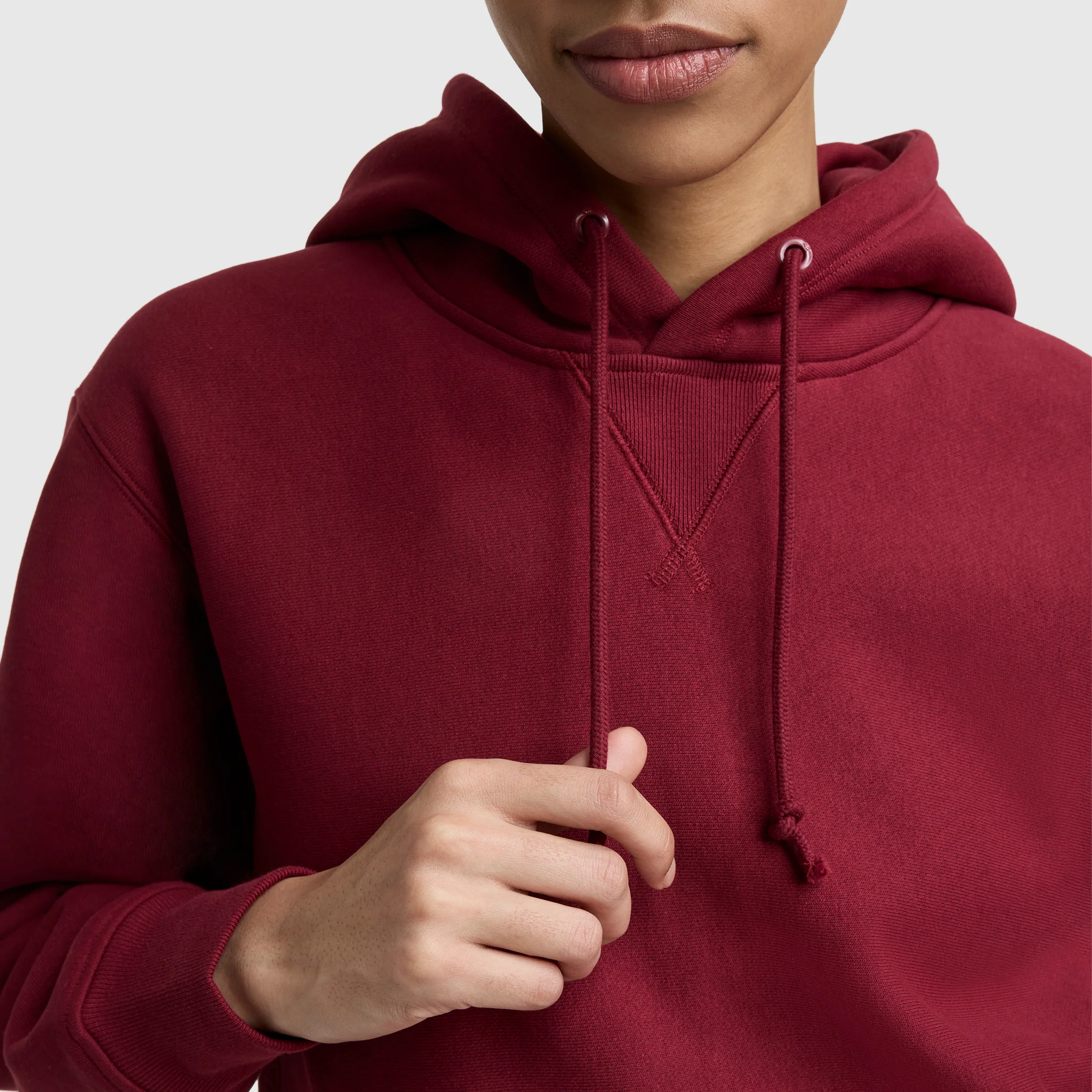 Reverse Weave Hoodie Sweatshirt - Image 5