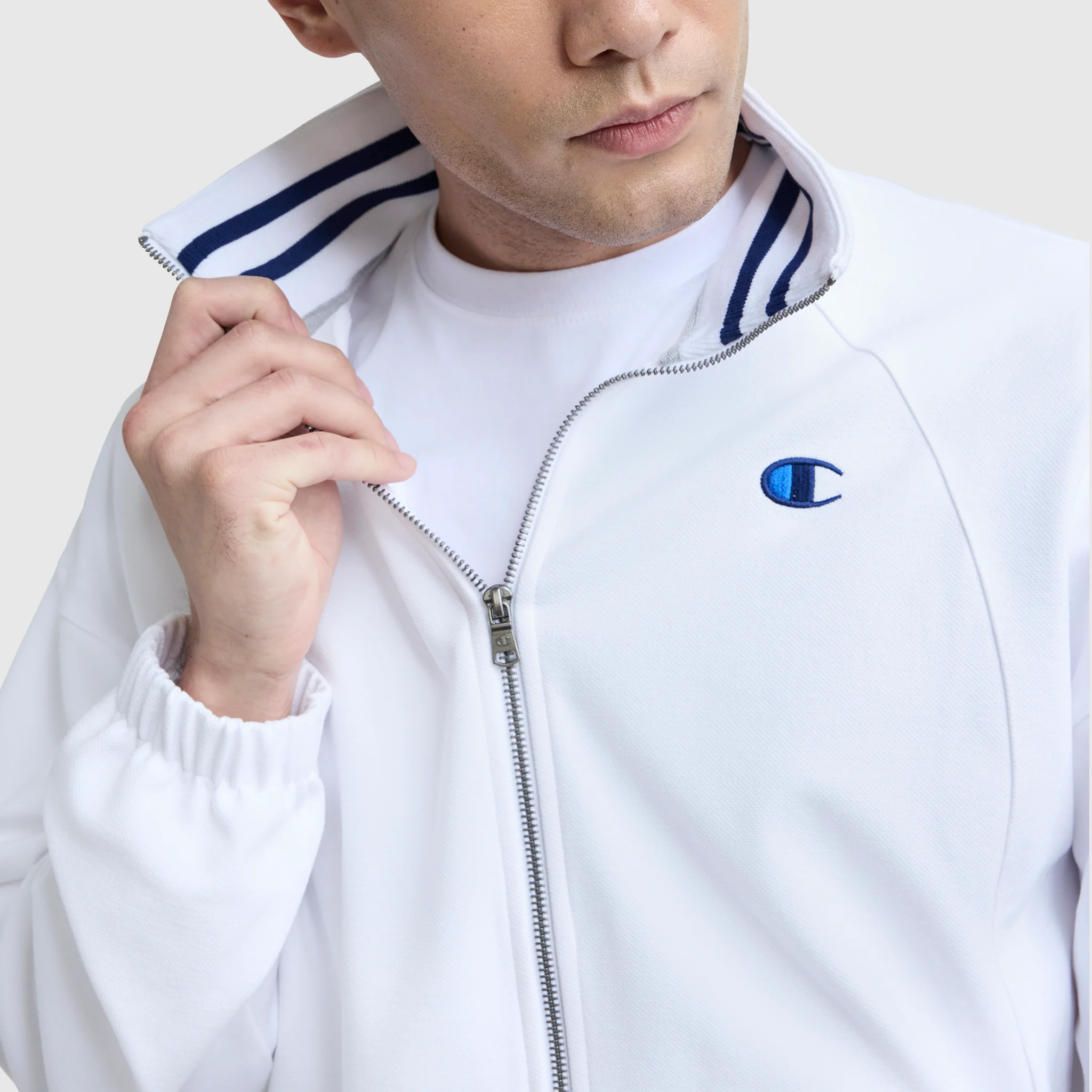 Gameday Full Zip Mock Neck, C Logo - Image 3