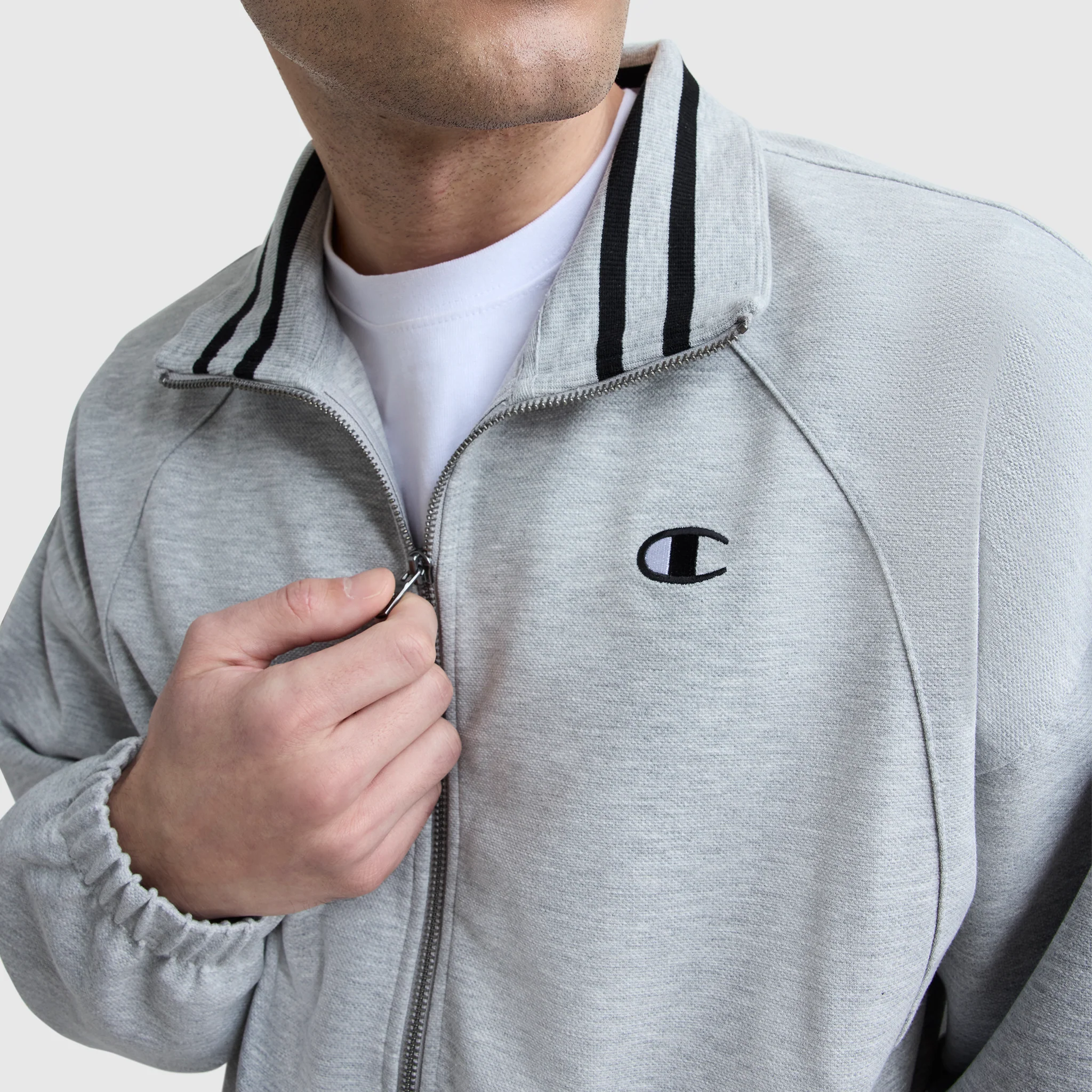 Gameday Full Zip Mock Neck, C Logo - Image 4