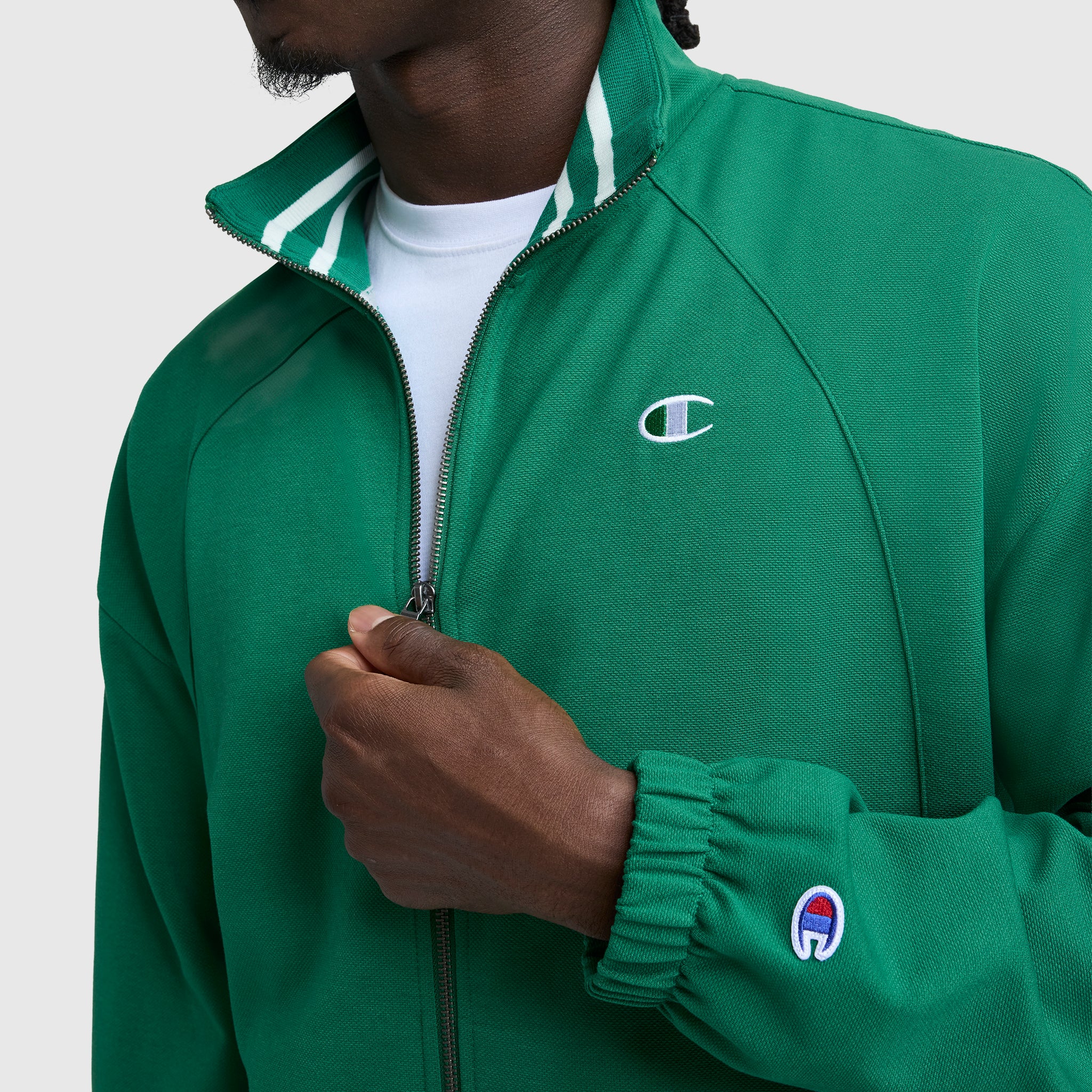Gameday Full Zip Mock Neck, C Logo - Image 3