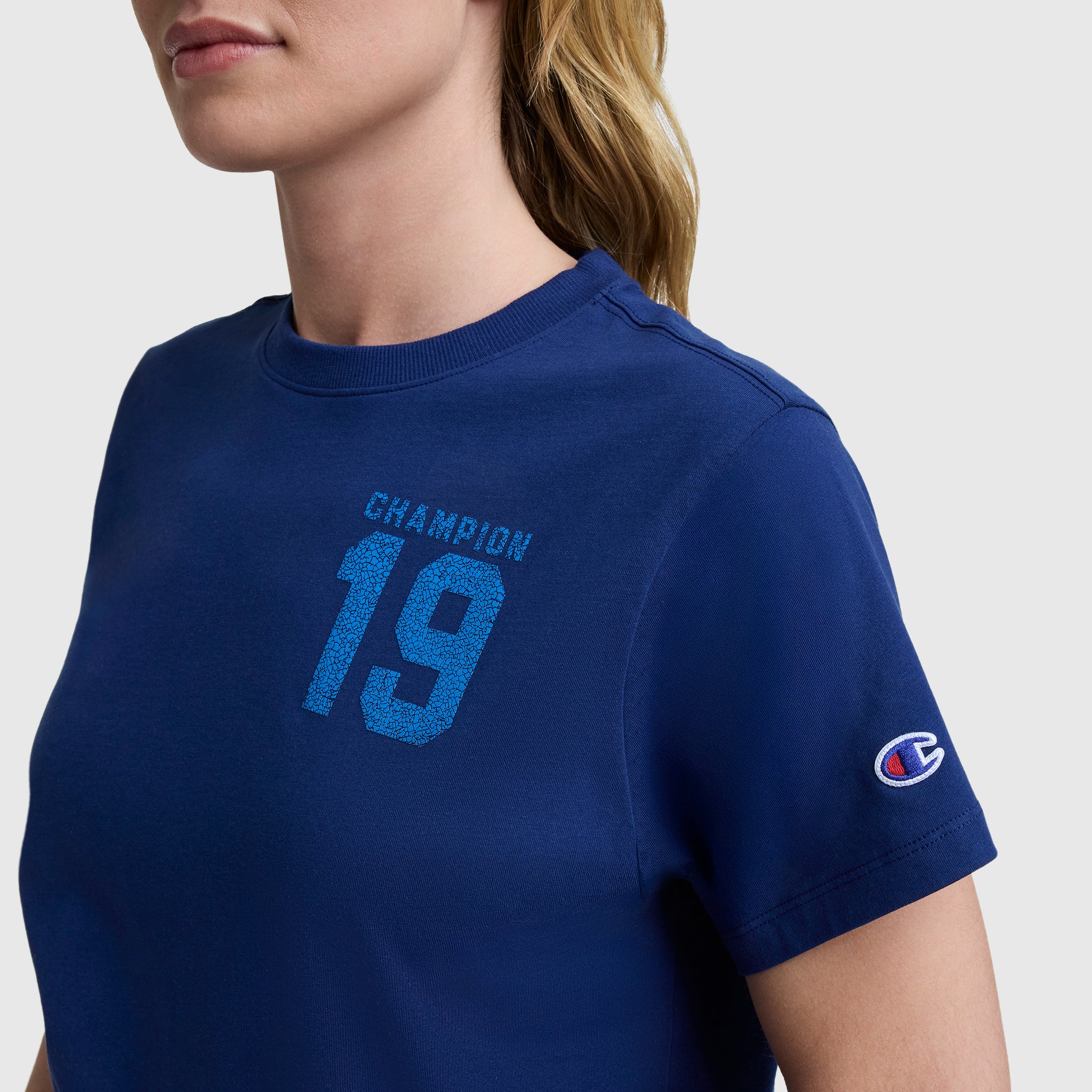 Grid Iron '19 Graphic T-Shirt, C  Logo - Image 4