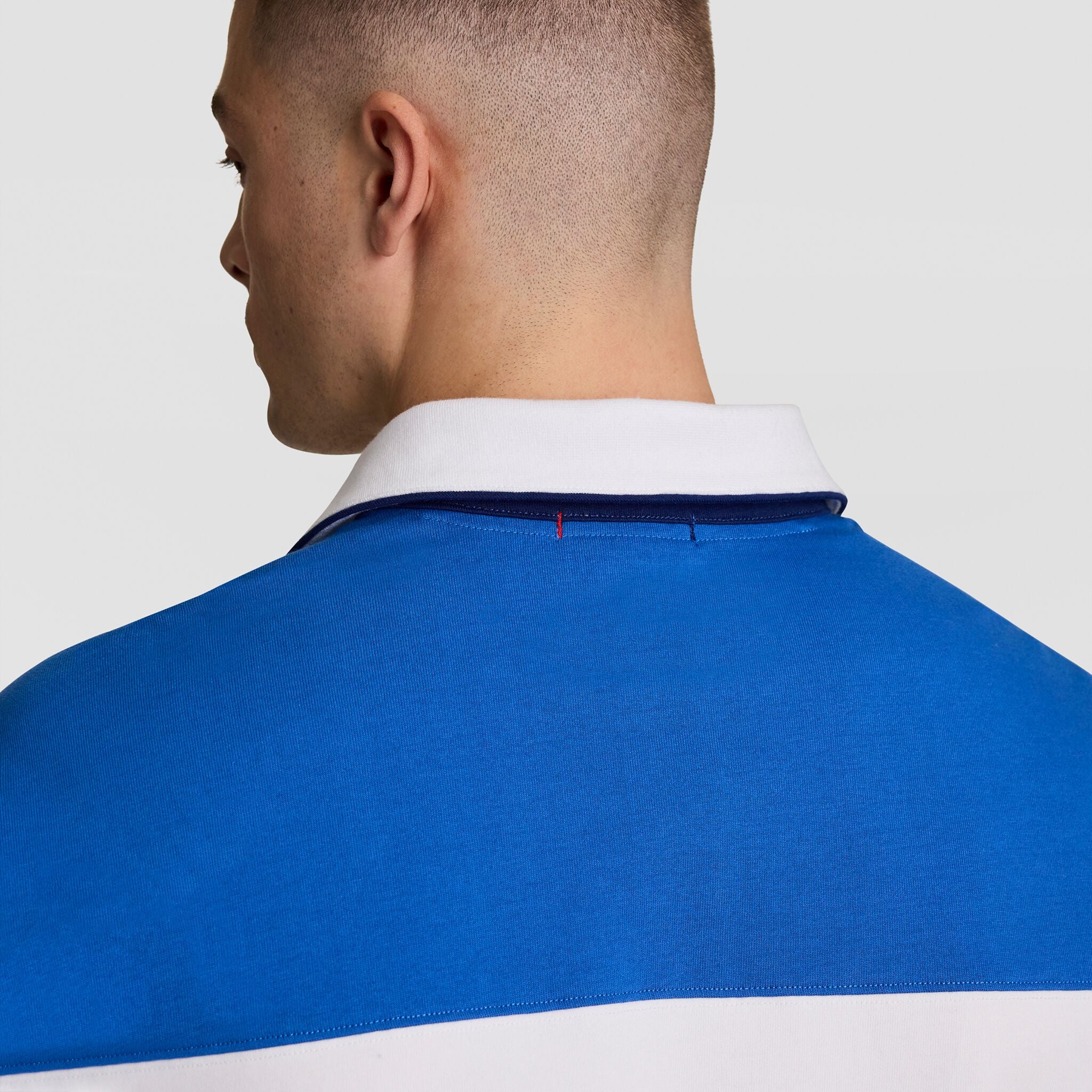 Gridiron Blocked Long Sleeve Rugby, Script Logo - Image 4