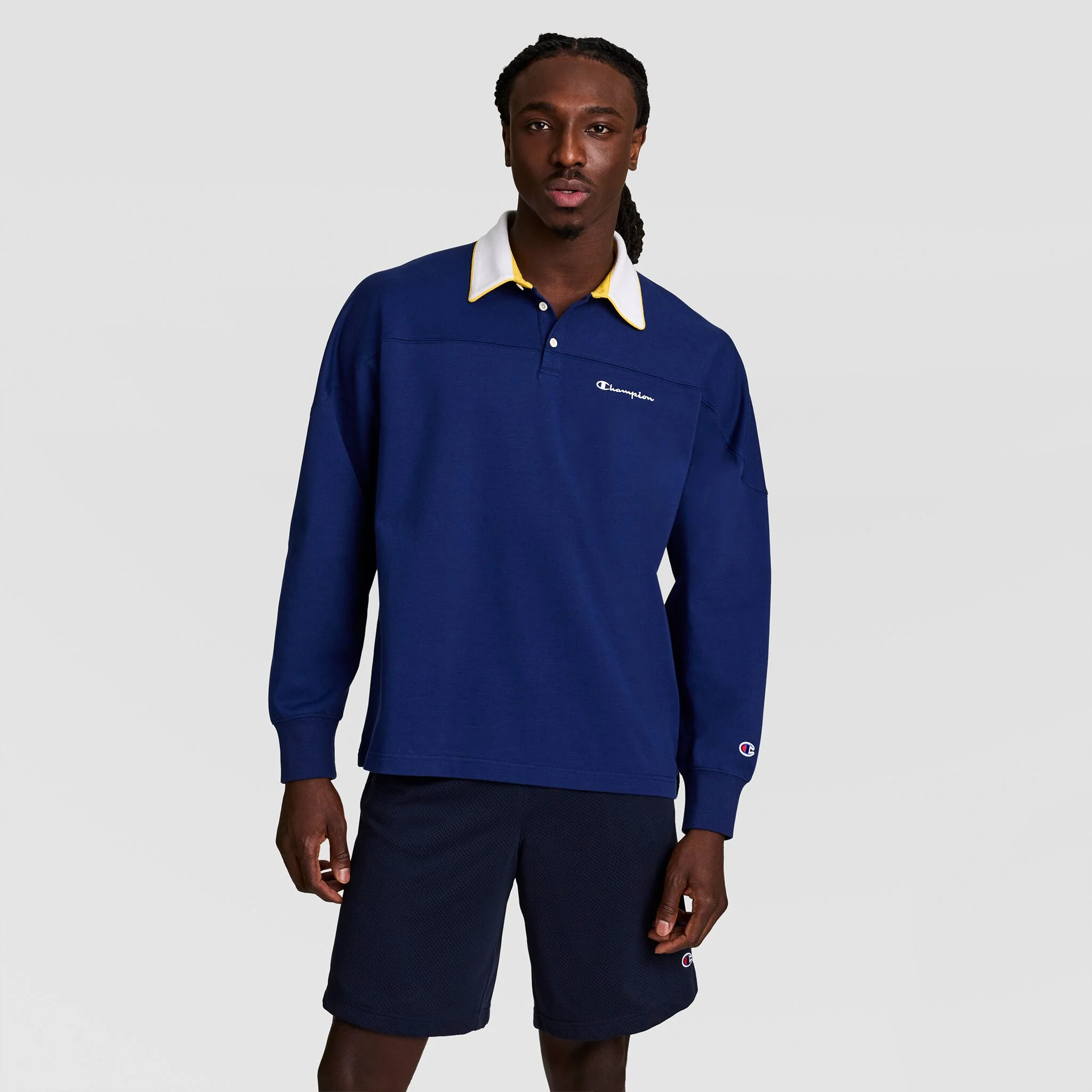 Gridiron Long Sleeve Rugby, Script Logo - Image 5