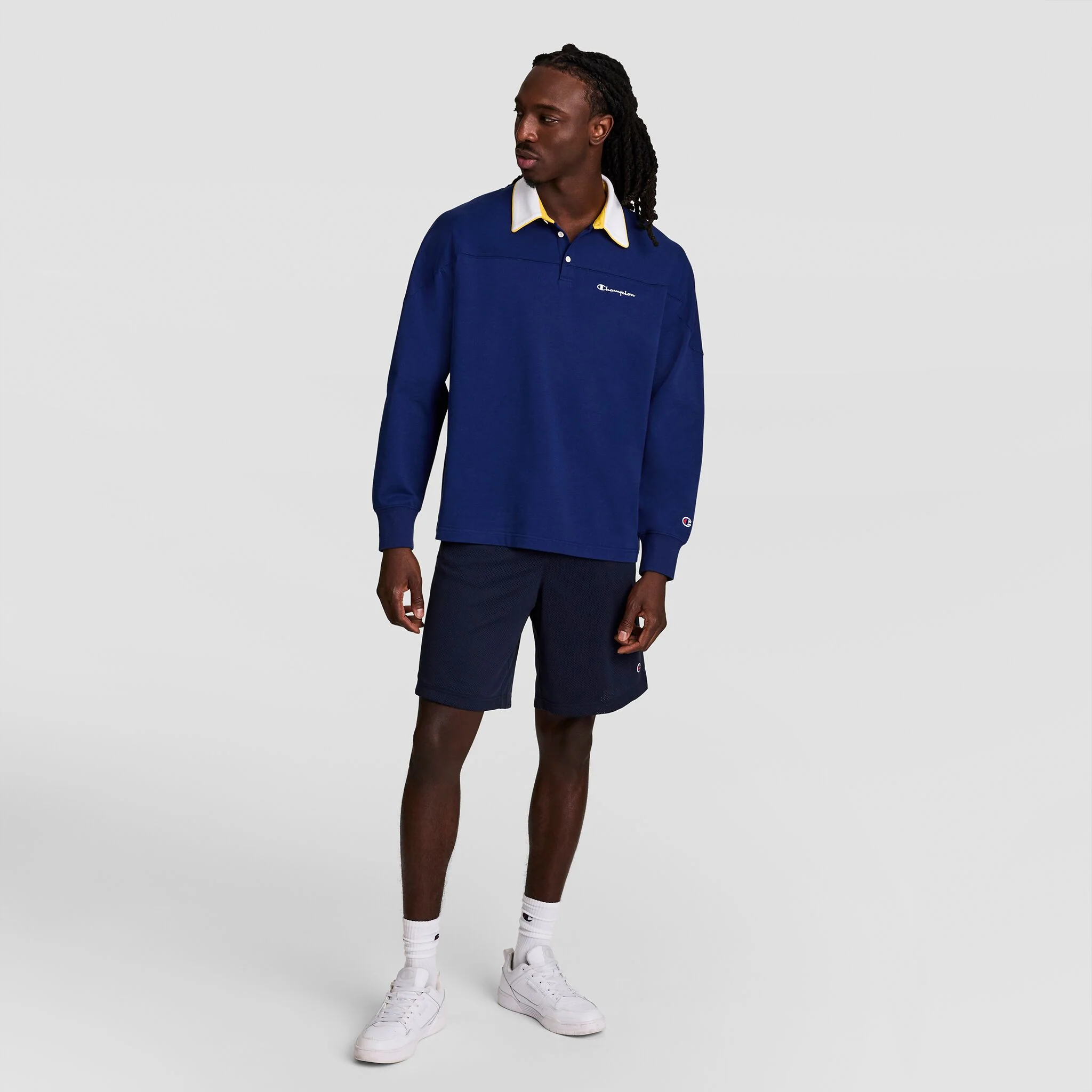 Gridiron Long Sleeve Rugby, Script Logo - Image 6