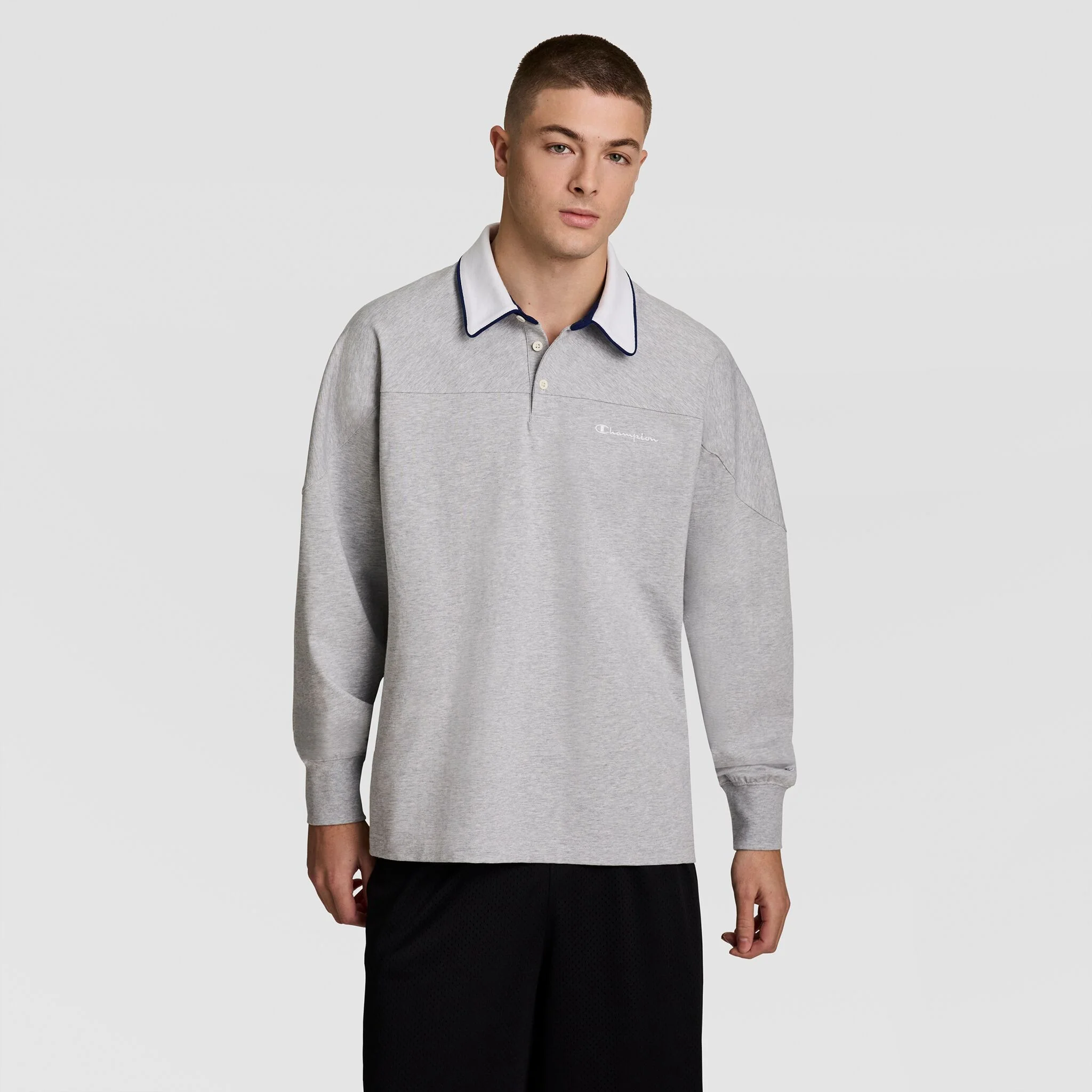 Gridiron Long Sleeve Rugby, Script Logo - Image 4