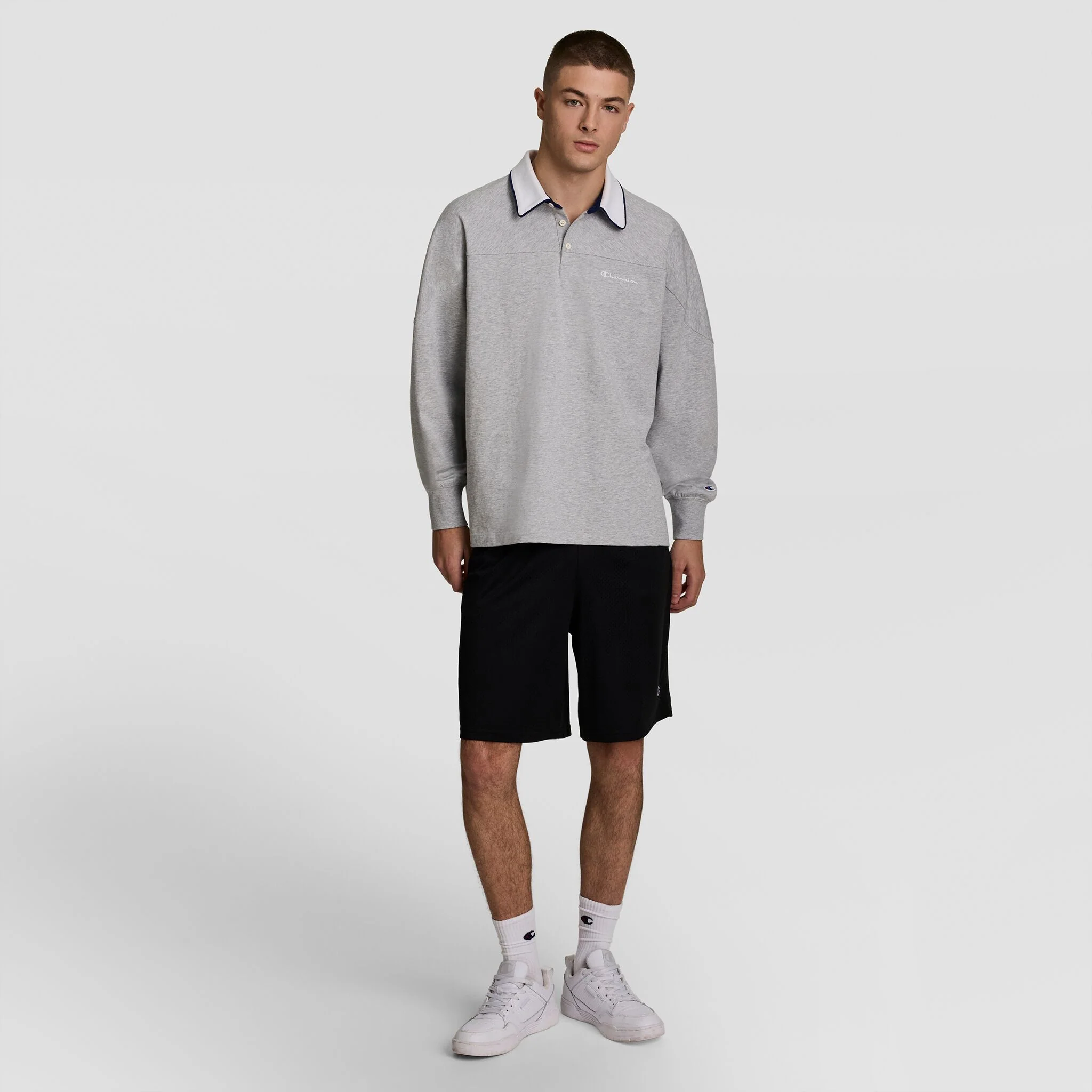 Gridiron Long Sleeve Rugby, Script Logo - Image 5