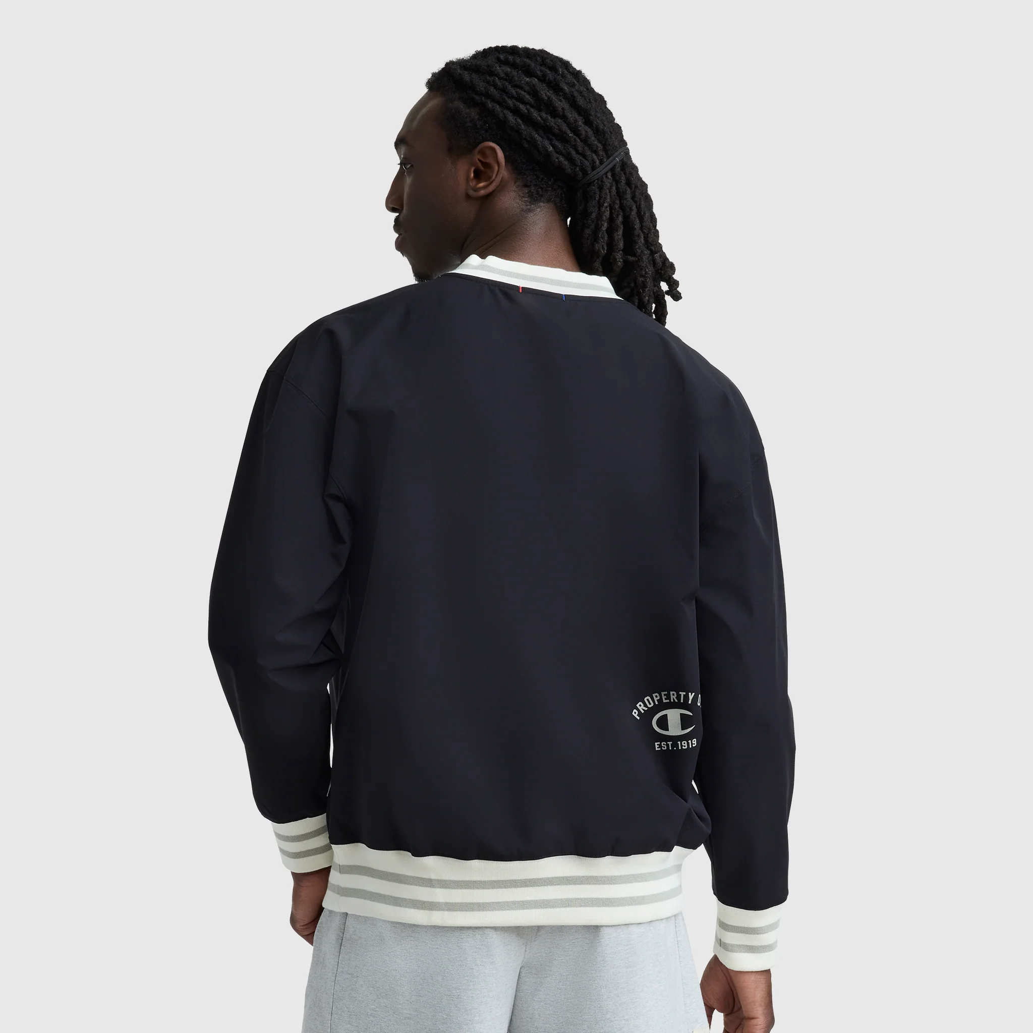 Gridiron V-Neck Pullover, C Logo - Image 2