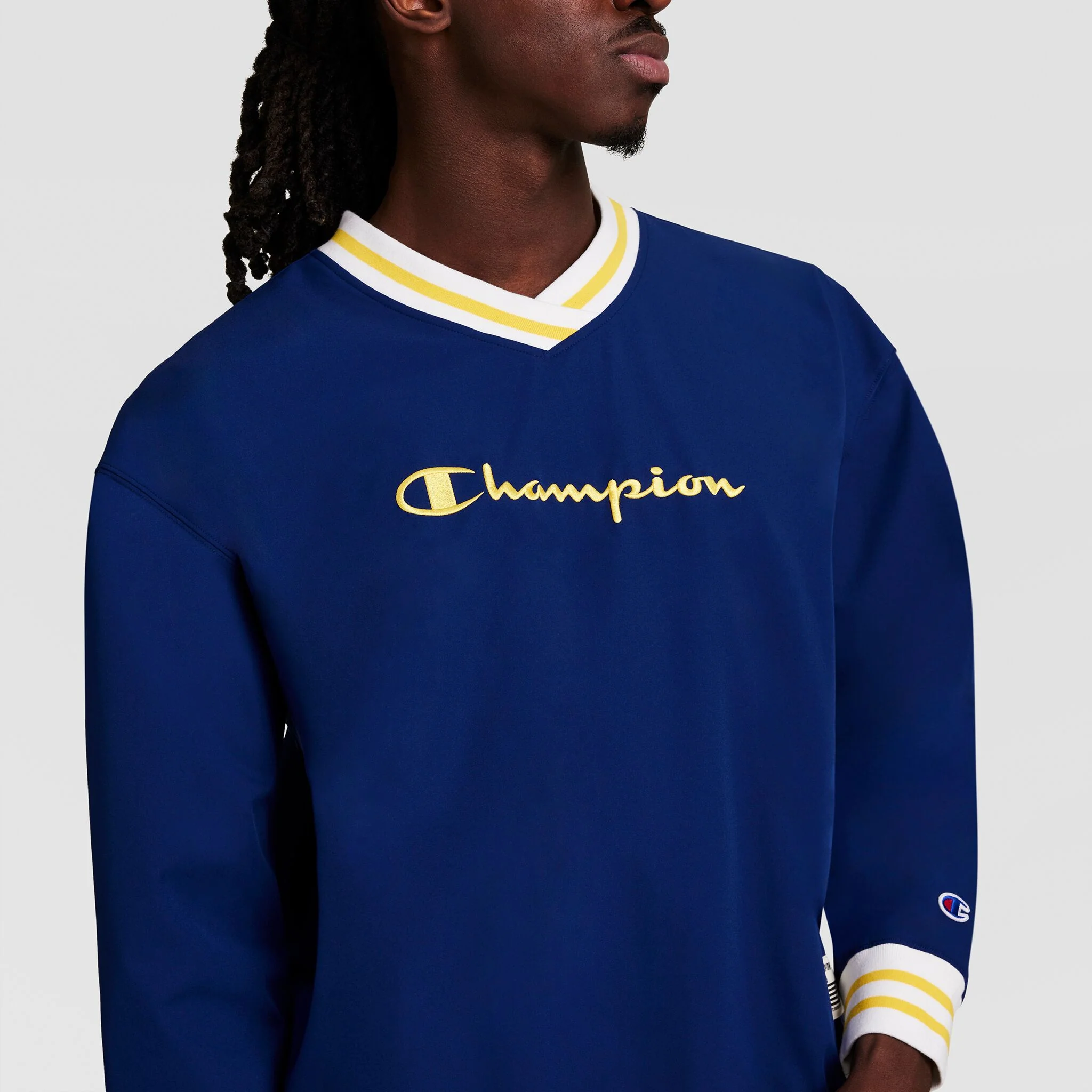 Gridiron V-Neck Pullover, C Logo - Image 3
