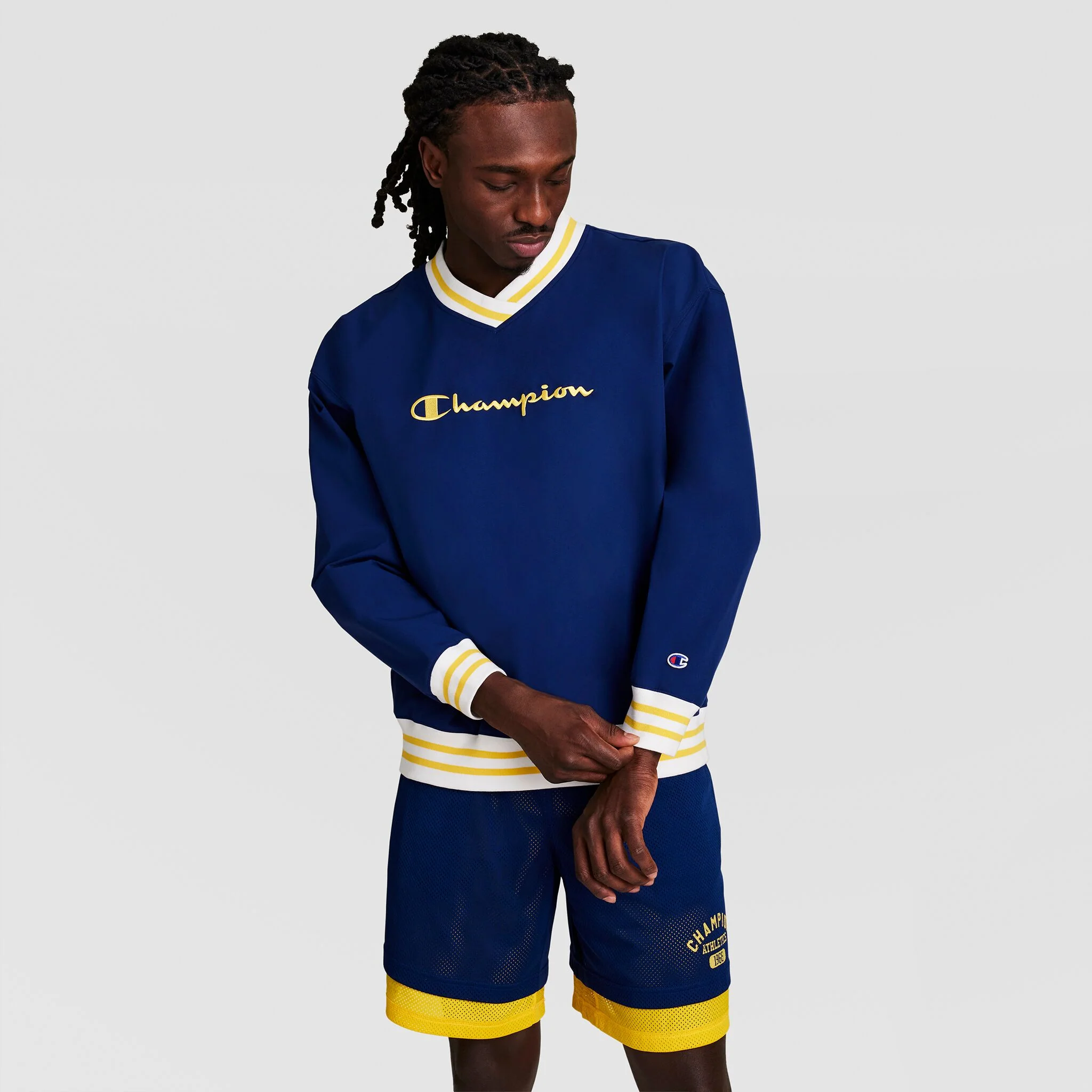 Gridiron V-Neck Pullover, C Logo - Image 7